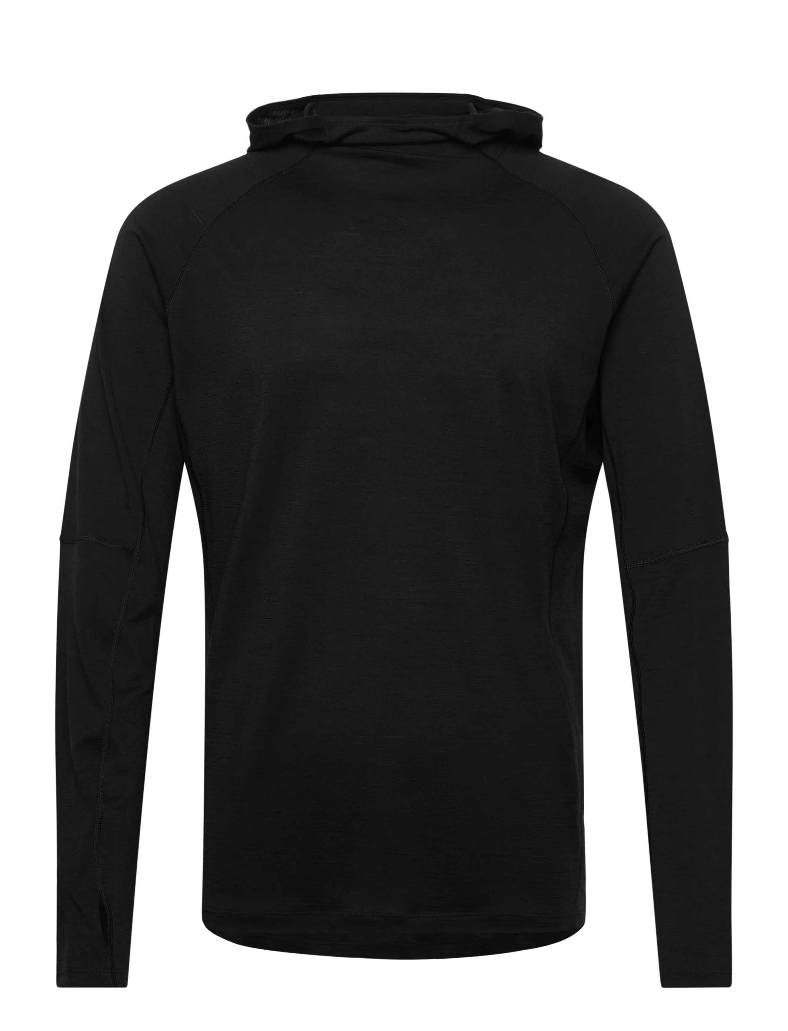Icebreaker M 150 MerinoFine Ace LS Hoodie - Sweatshirts - BLACK / black