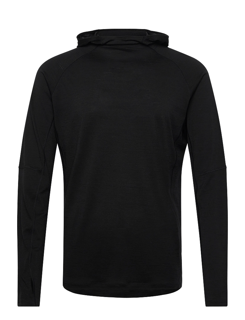 Icebreaker - M 150 MerinoFine Ace LS Hoodie - pulls a capuche - black - 0