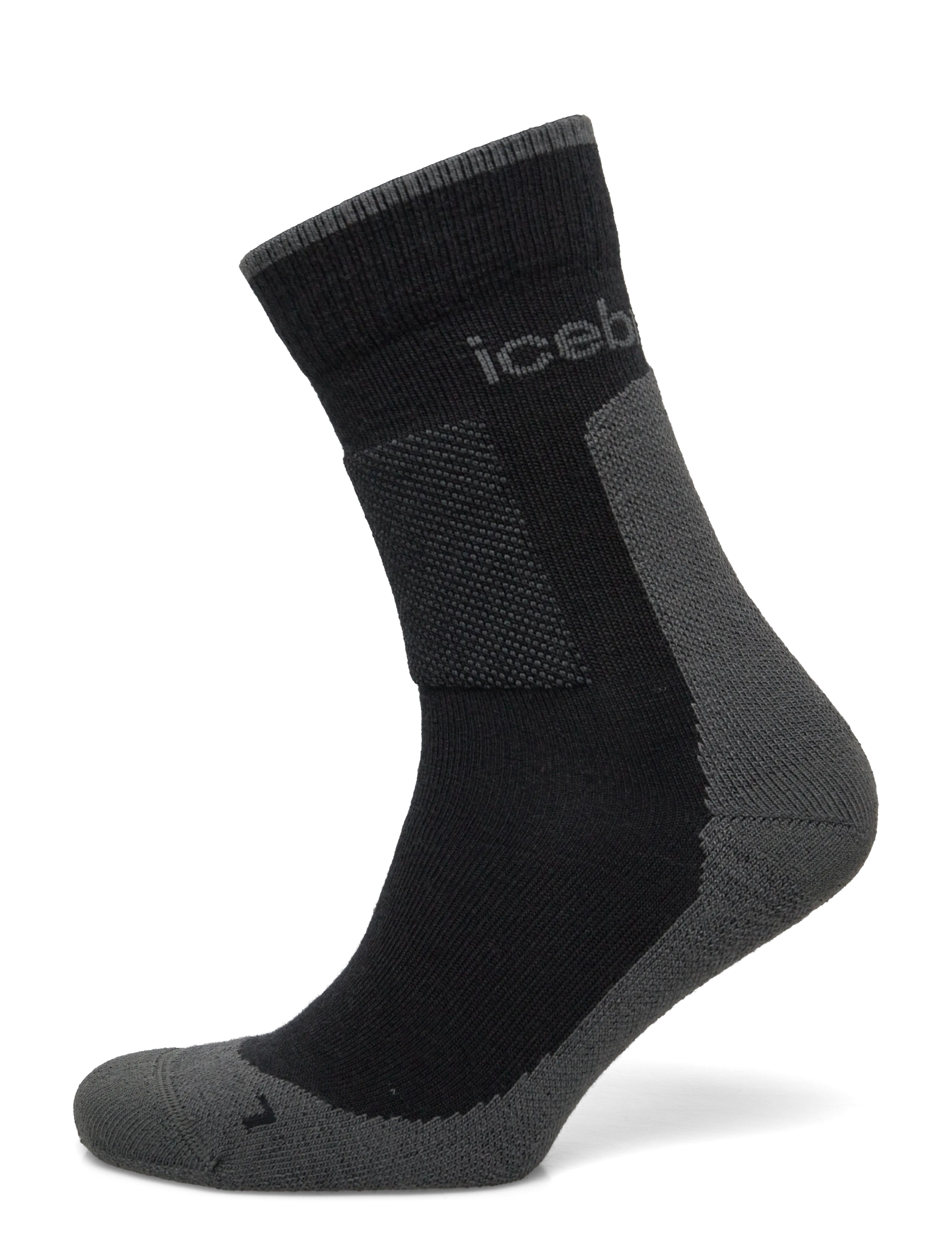 Icebreaker Men Merino Hike+ Medium Crew, S, Sport Clothing, Schwarz - Socks, Männerswear