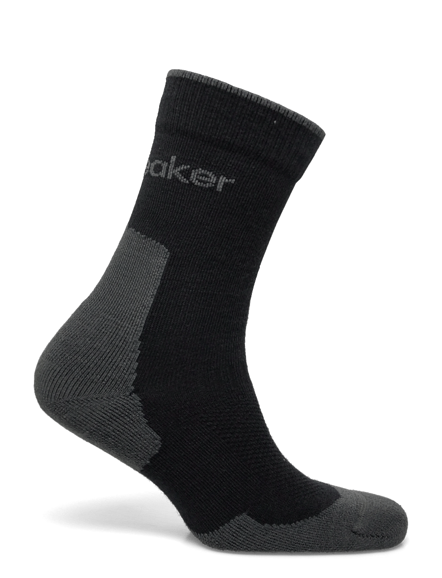 Icebreaker - Men Merino Hike+ Light Crew - black/obsidian - 1