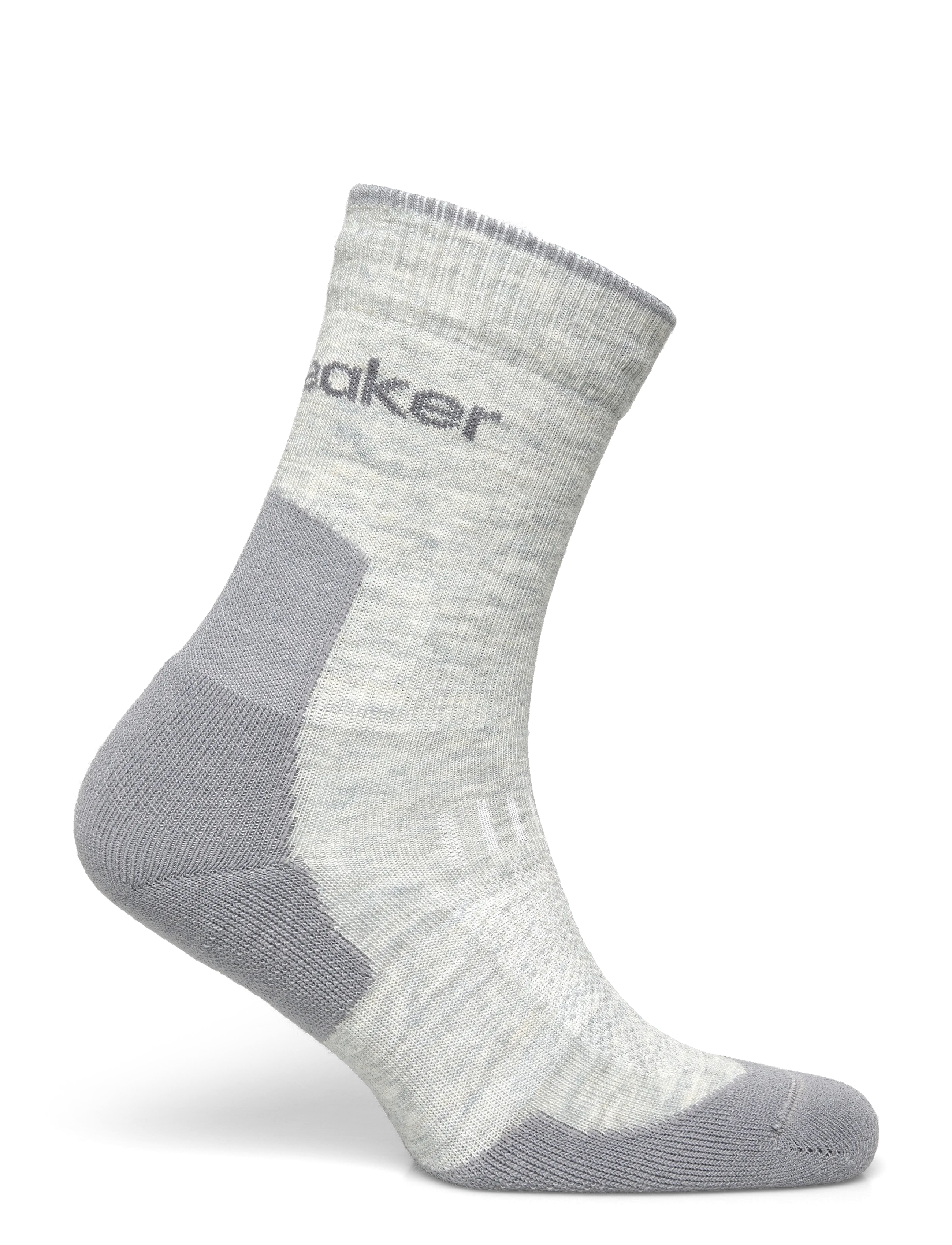 Icebreaker - M Mer Hike+ Light Crew - blizzard hthr/alloy - 1