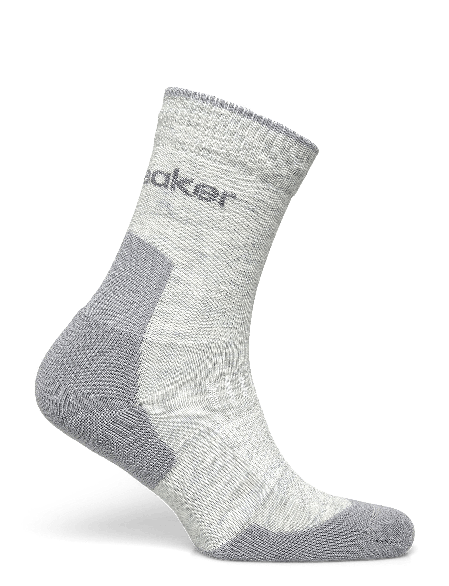 Icebreaker - M Mer Hike+ Light Crew - blizzard hthr/alloy - 1