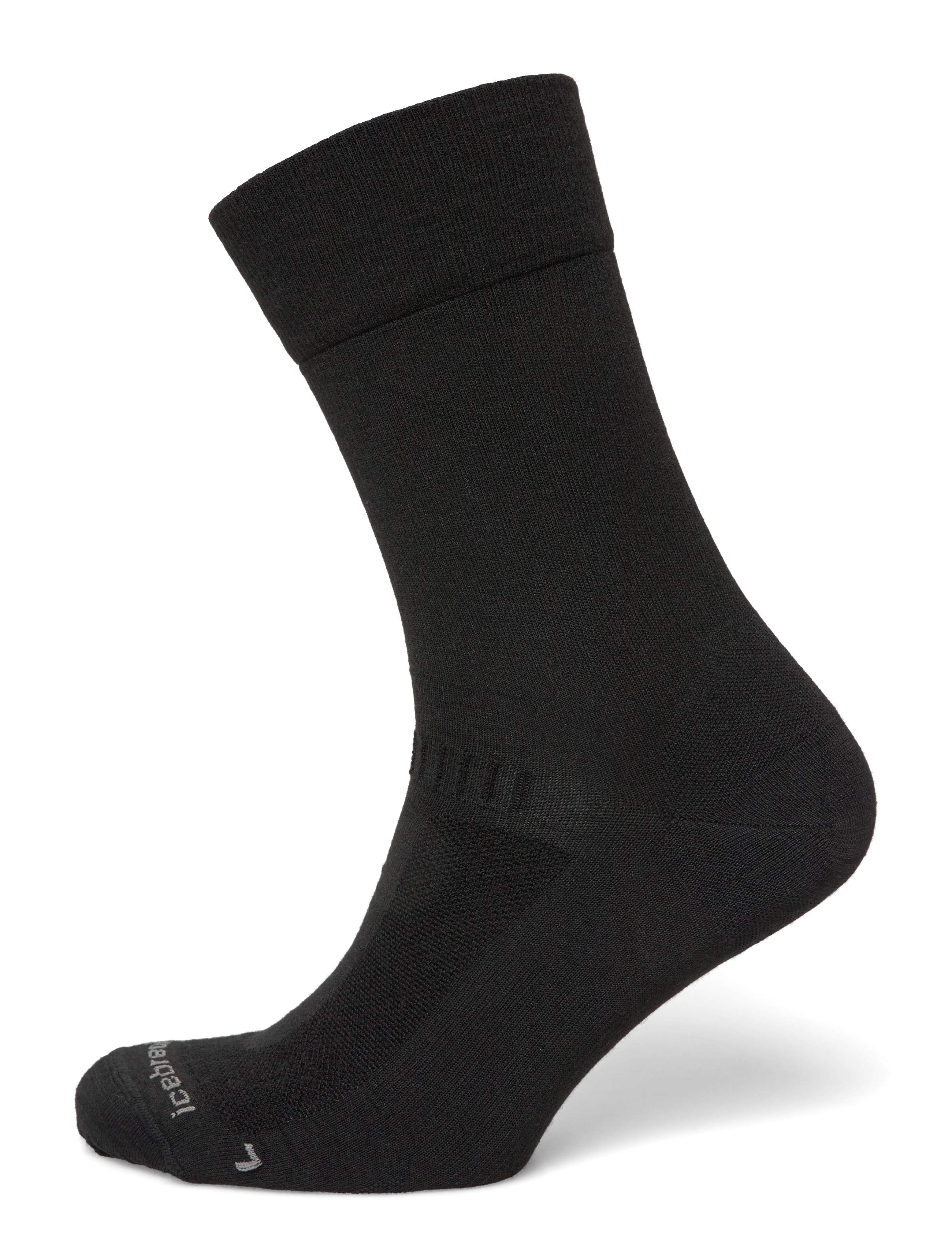 Icebreaker Men Mer Hike+ Liner Crew - Aluspesu - BLACK / black