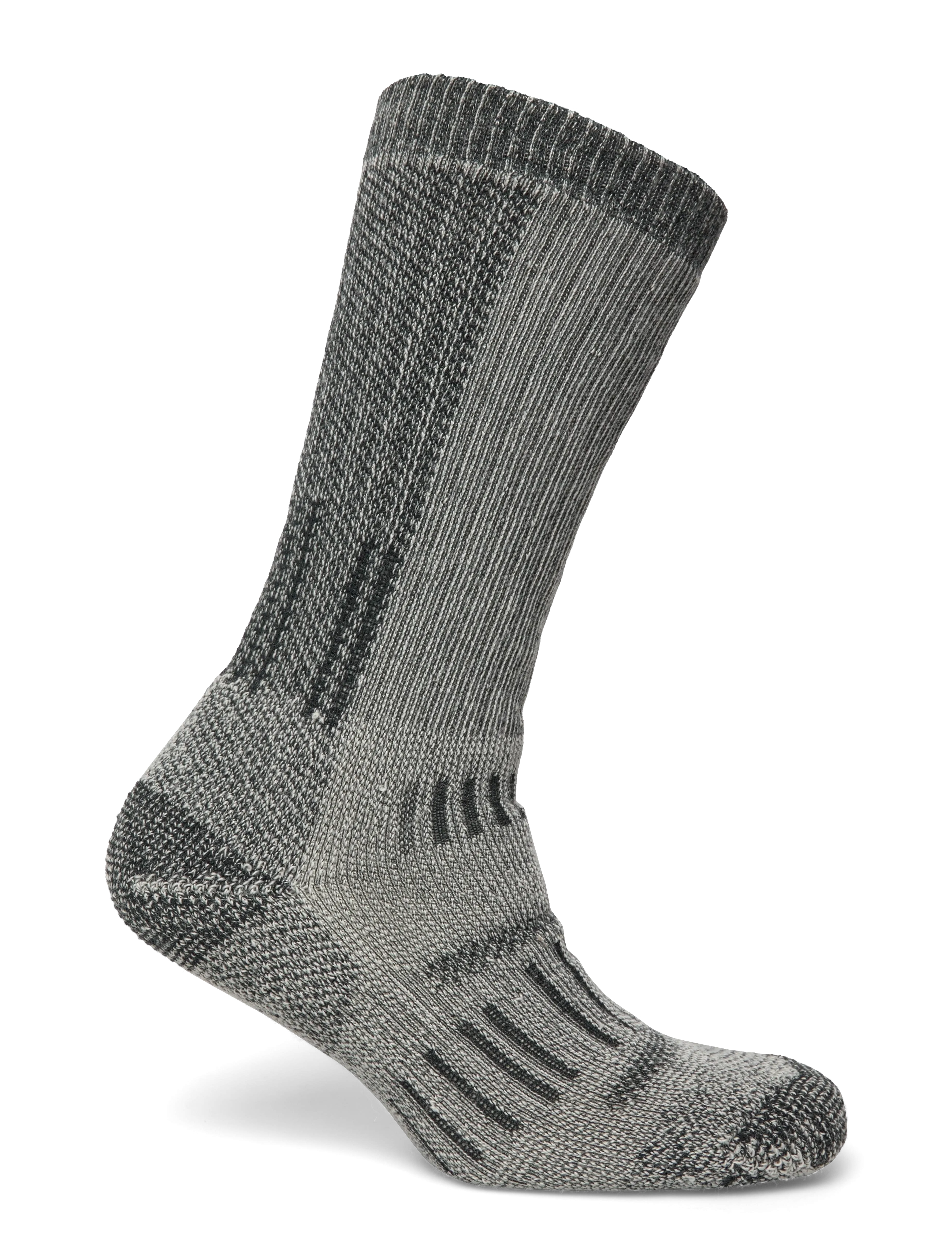 Icebreaker - Men Mer Hike+ Mountaineer Mid Calf - chaussettes de sport - jet hthr/black - 1