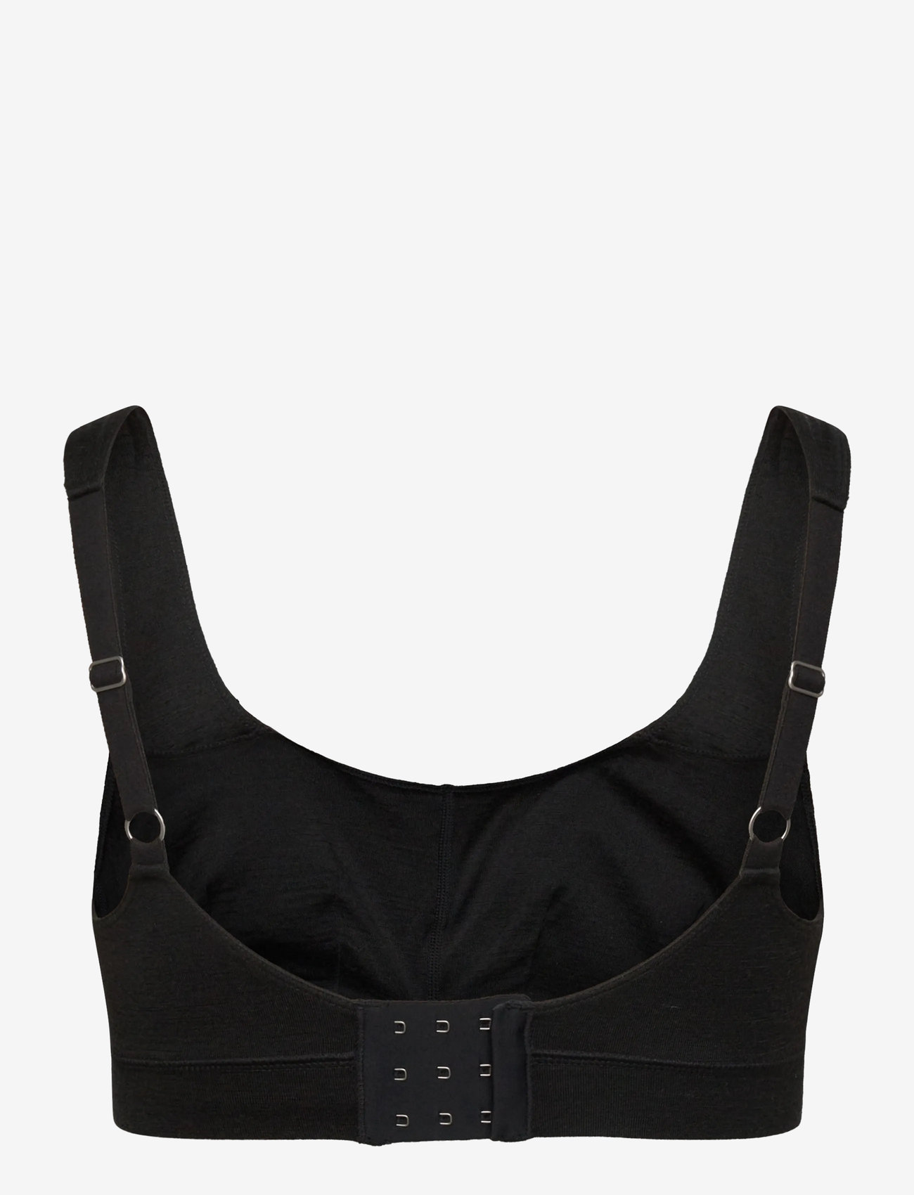 Icebreaker - Wom Mer Queens Clasp Bra - spordirinnahoidjad - black - 1