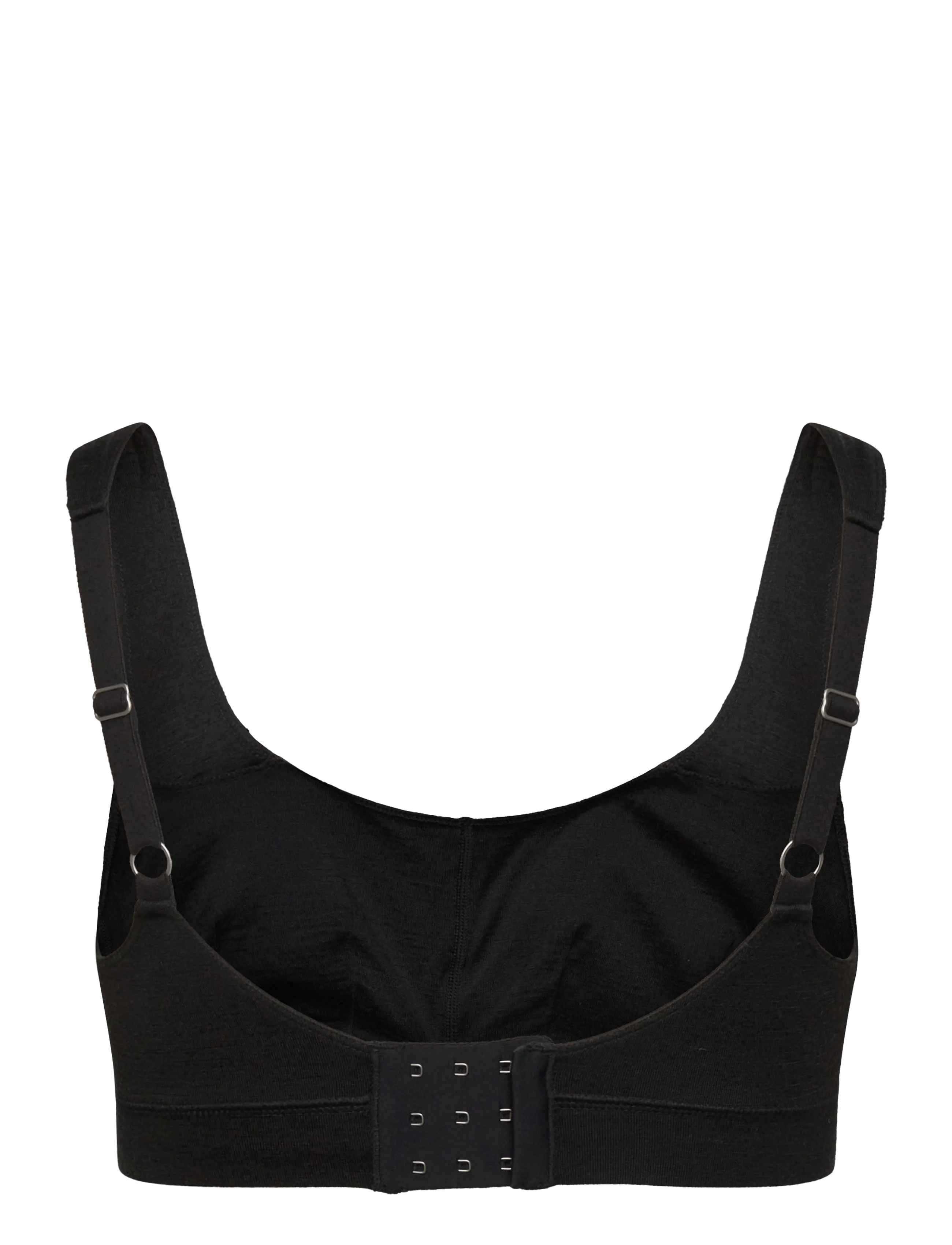 Icebreaker - Wom Mer Queens Clasp Bra - black - 1
