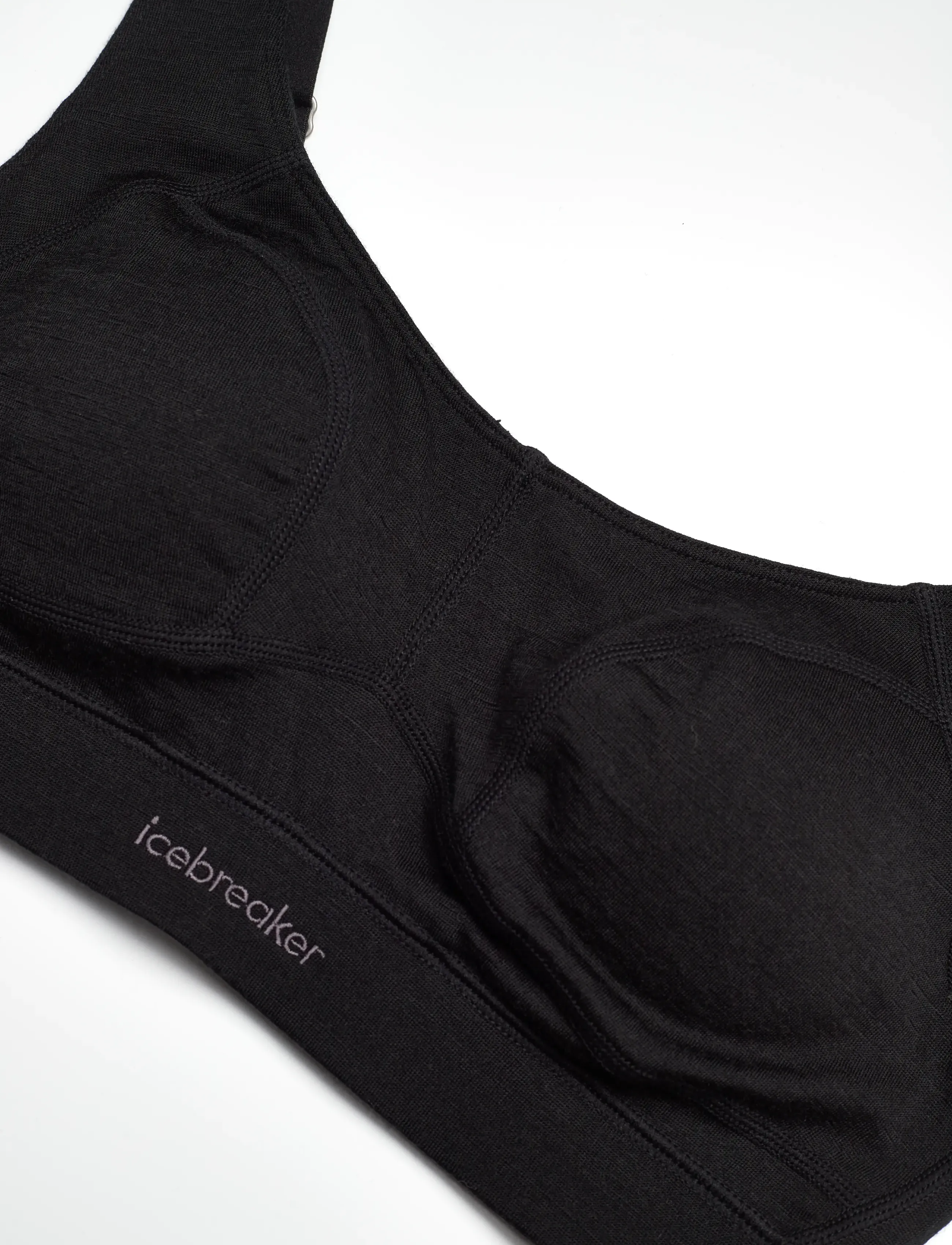 Icebreaker - Wom Mer Queens Clasp Bra - black - 2