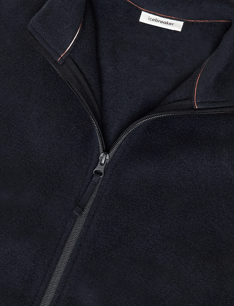 Icebreaker - Wom Mer 800 RF Class Pile LS Zip - outdoor jacken - black - 2