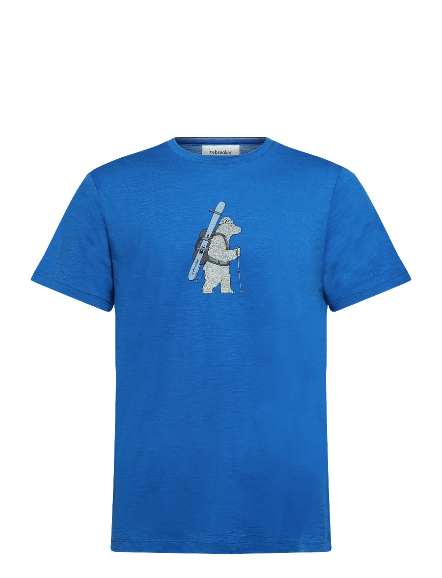 Icebreaker - Men Mer 150 Tech Lite SS Tee Bear Tour - oberteile & t-shirts - lazurite - 0