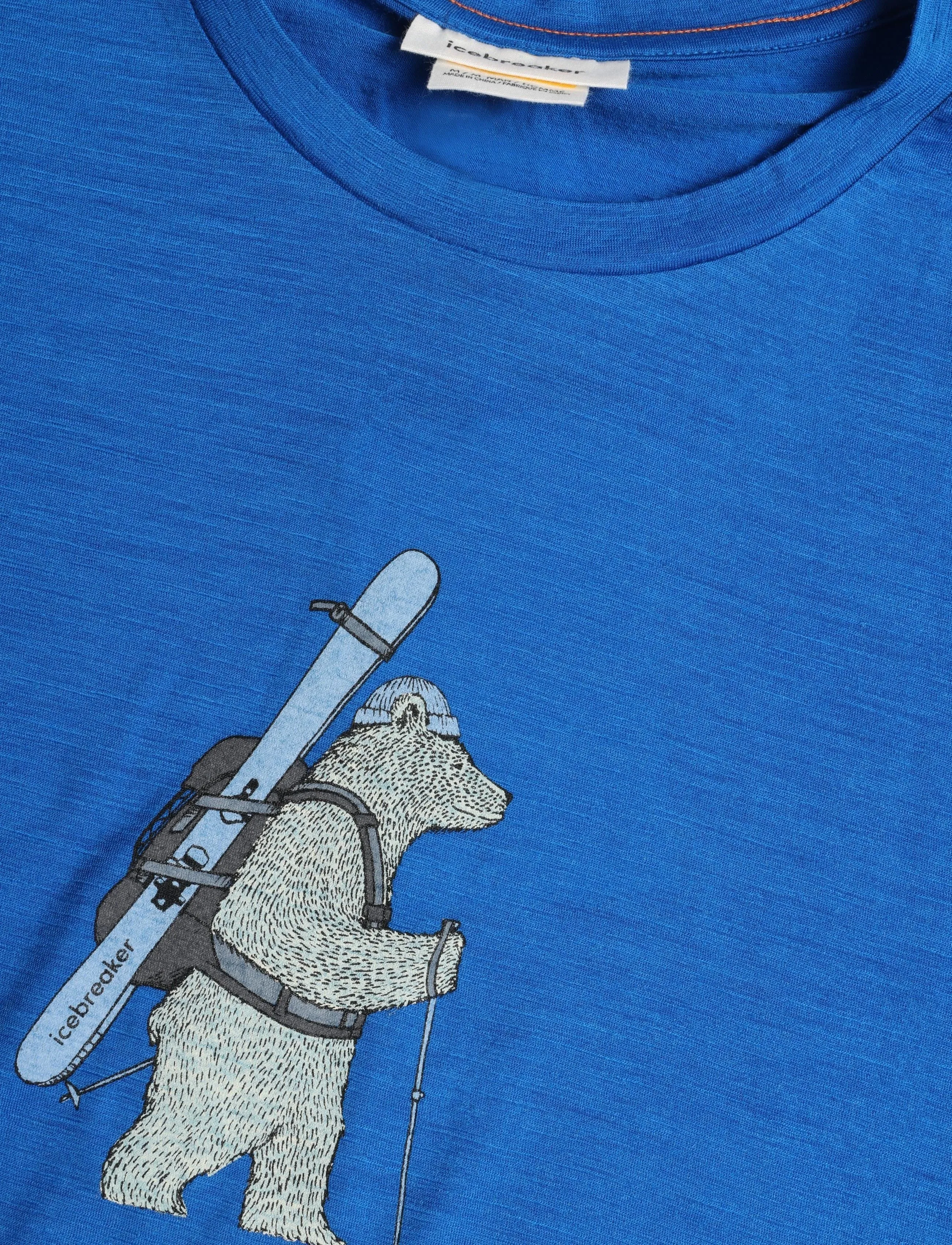 Icebreaker - Men Mer 150 Tech Lite SS Tee Bear Tour - lazurite - 2