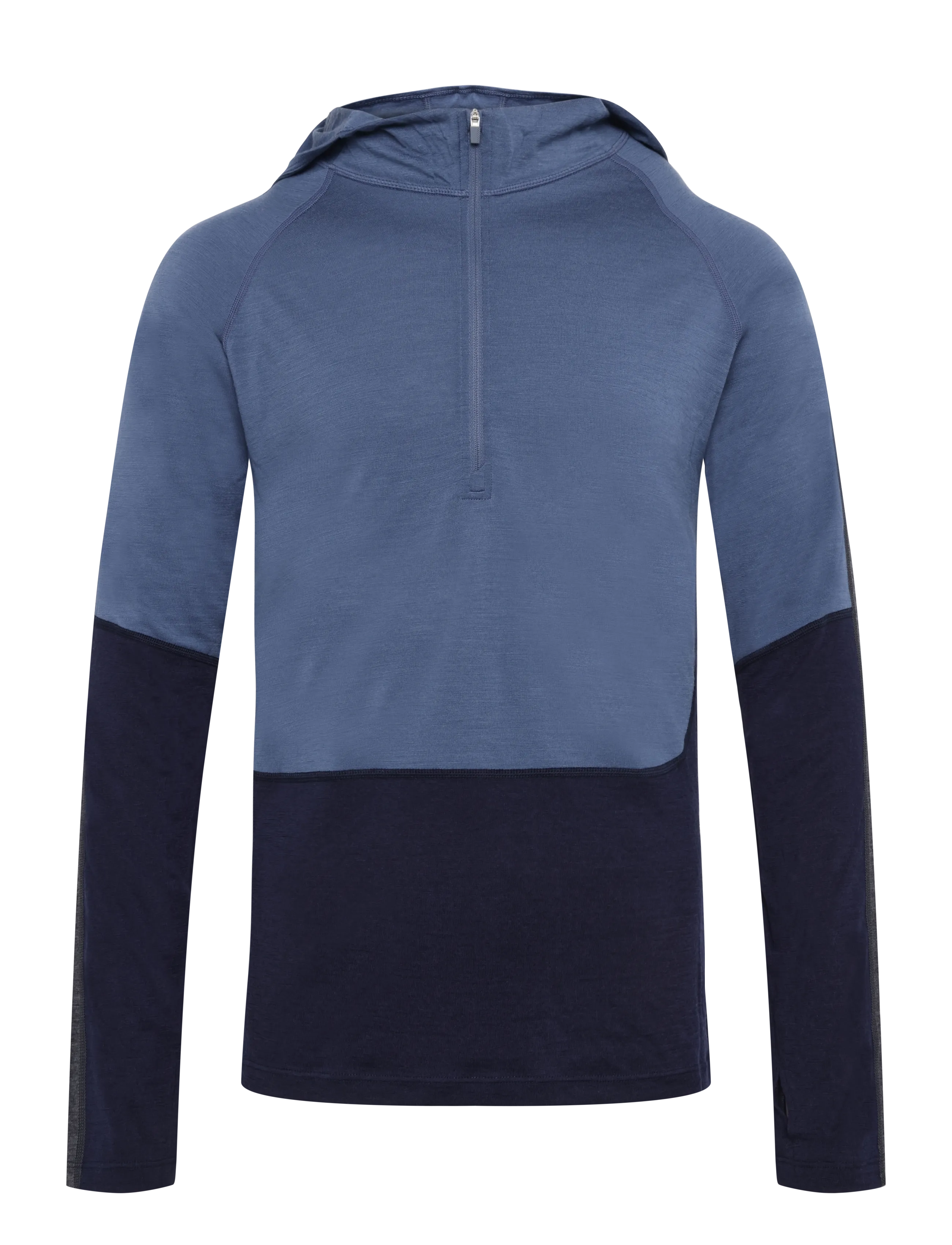 Icebreaker Men Mer 200 Oasis+ LS Half Zip Hoodie - Clothing - MIDNINAVY/DAWN/JETHTHR/CB / navy