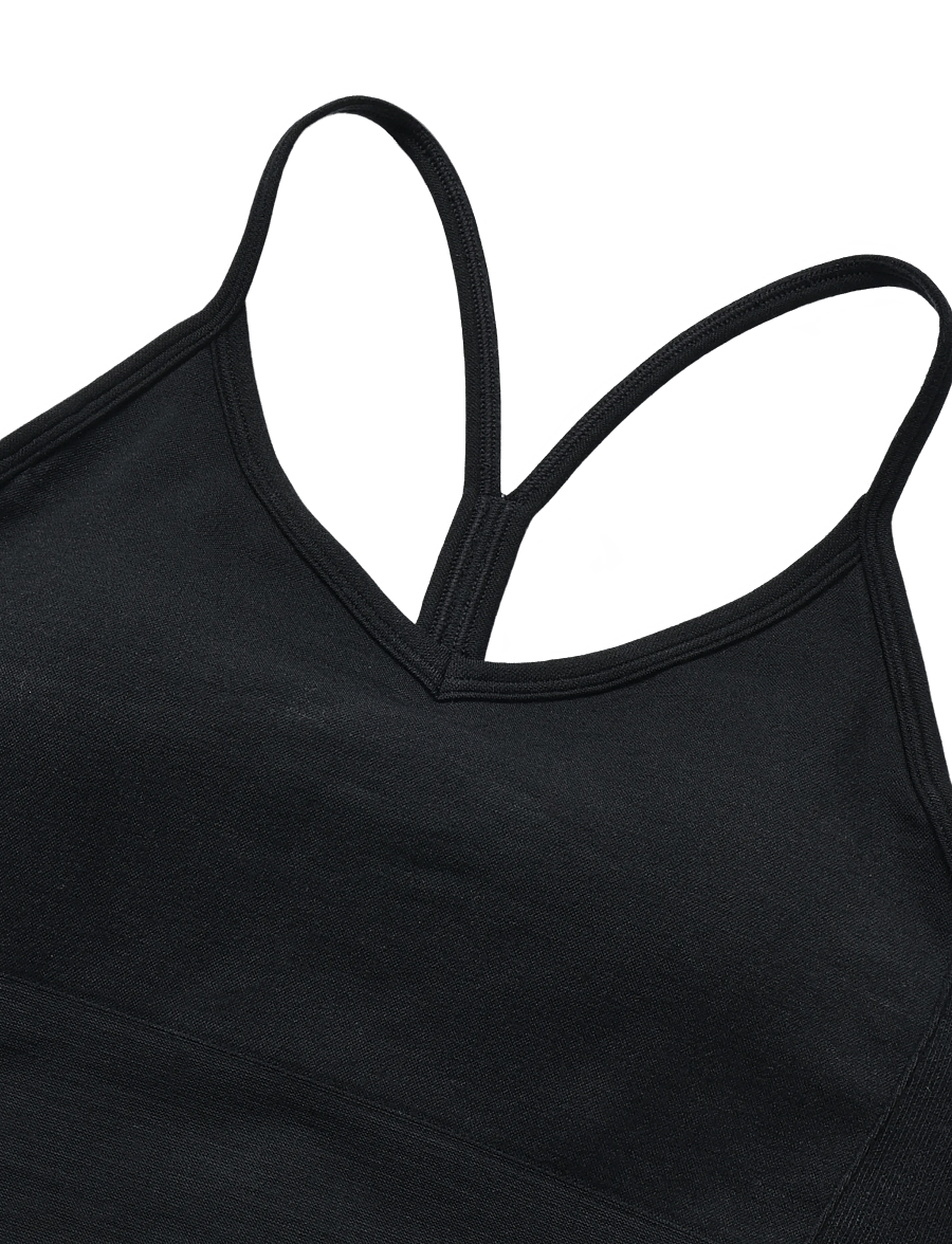 Icebreaker - W Mer 260 Seamless Rib Strappy Tank - crop-tops - black - 2