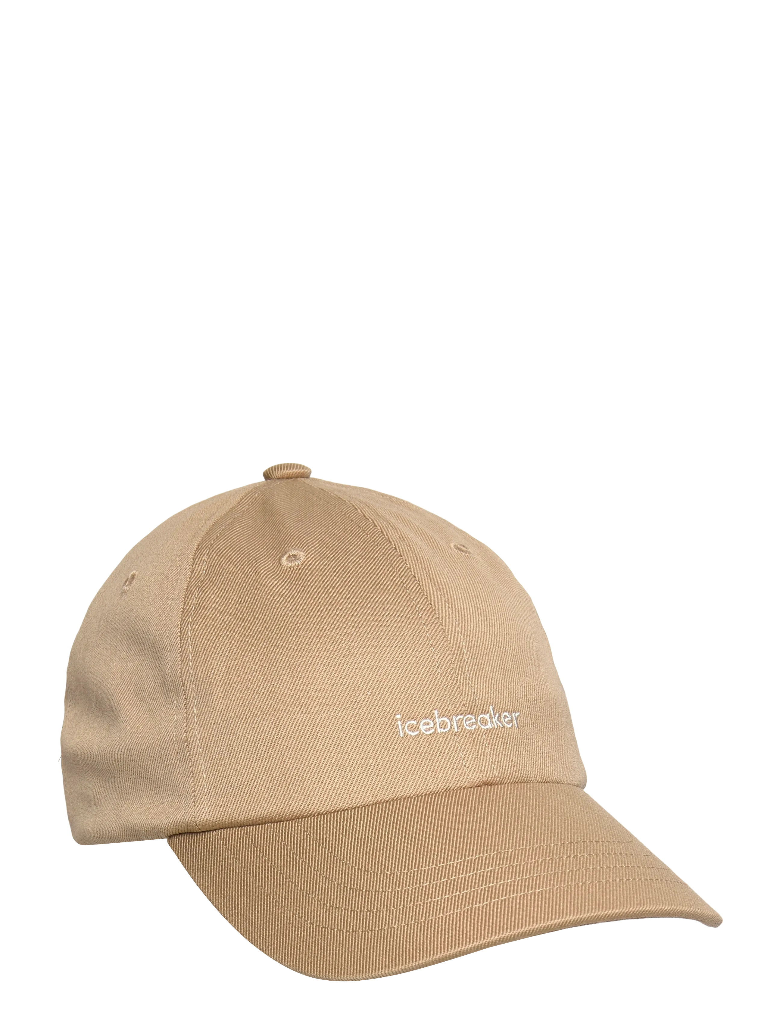 Icebreaker U Mer Icebreaker 6 Panel Cap, Mænd, 6 Panel Kasket, Beige, Str: ONE SIZE
