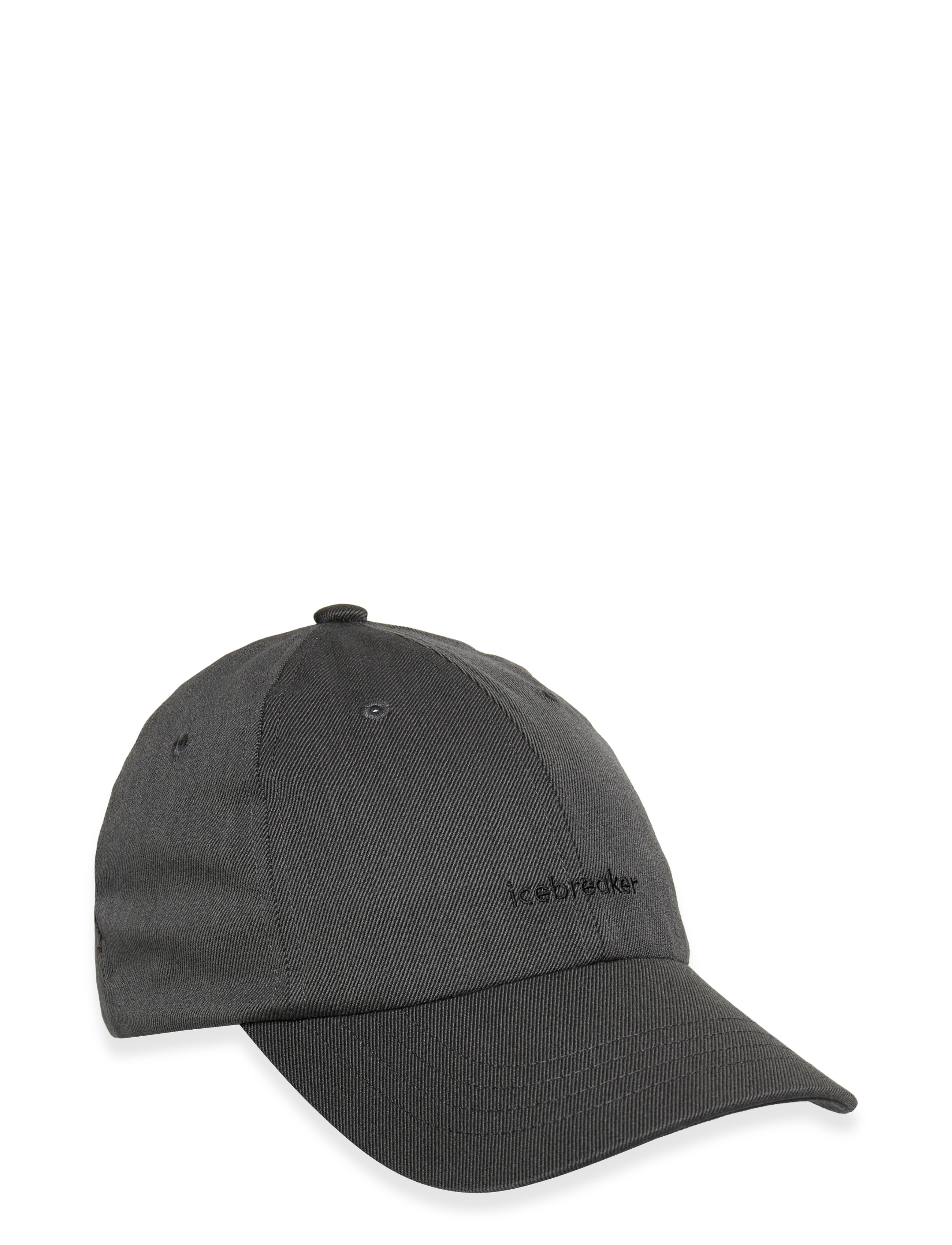 Icebreaker U Mer Icebreaker 6 Panel Cap, Mænd, 6 Panel Kasket, Sort, Str: ONE SIZE