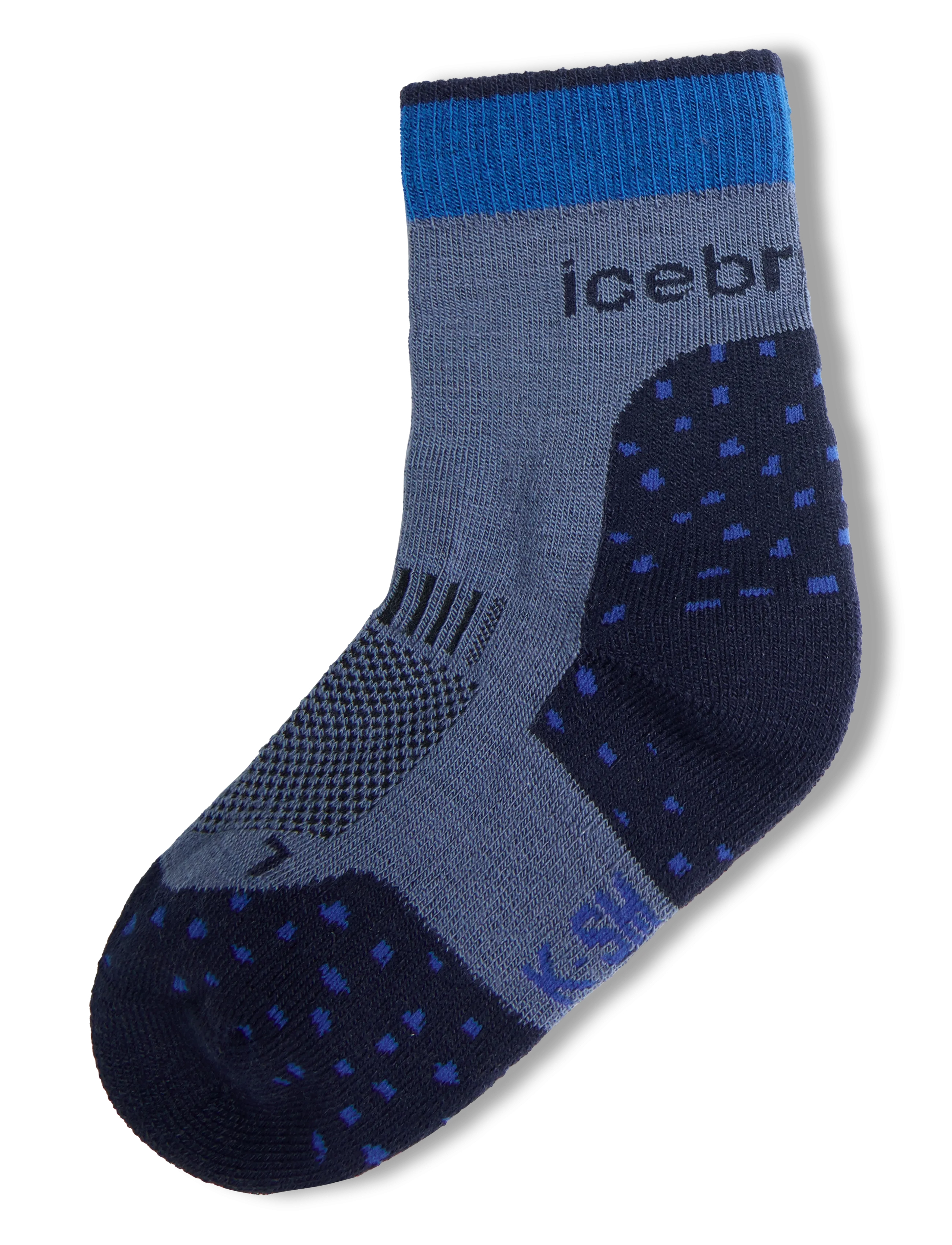 Icebreaker Kids Merino Hike+ Light Crew - Kleidung - DAWN/MIDNIGHT NAVY/LAZURI / navy