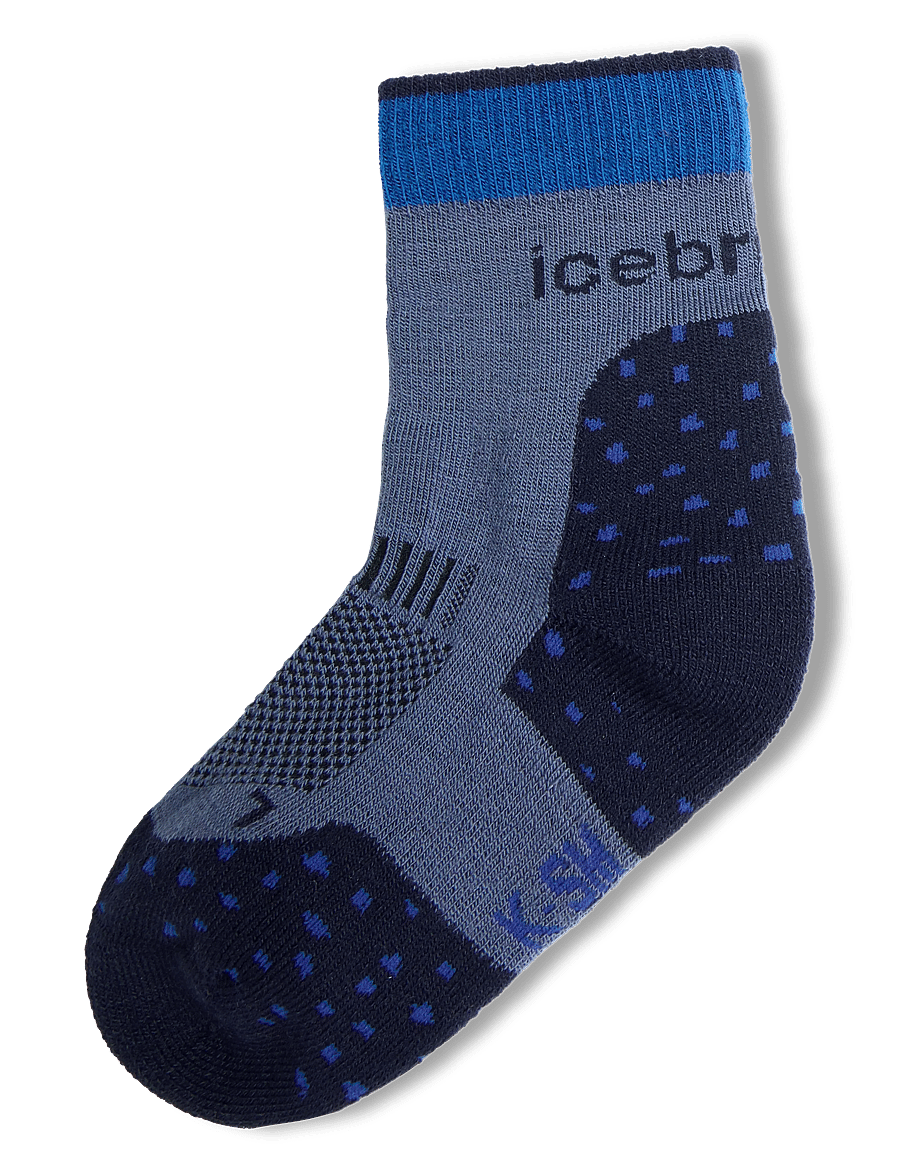 Icebreaker - Kids Merino Hike+ Light Crew - strümpfe - dawn/midnight navy/lazuri - 0