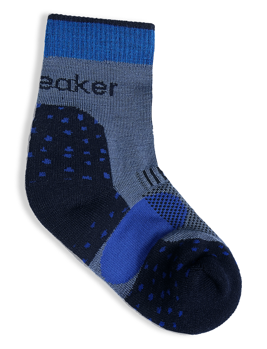 Icebreaker - Kids Merino Hike+ Light Crew - strümpfe - dawn/midnight navy/lazuri - 1