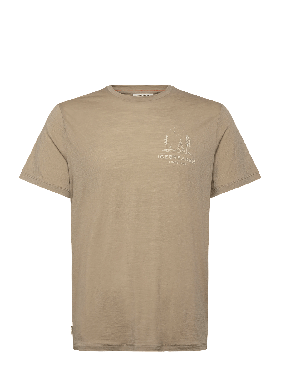 Icebreaker - M Mer 150 Tech Lite SS Tee Peaceful Pass - t-shirts - flagstone - 0