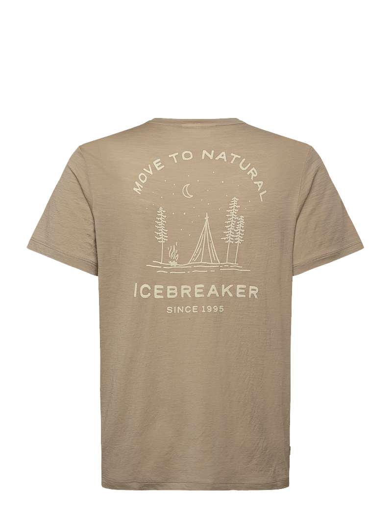 Icebreaker - M Mer 150 Tech Lite SS Tee Peaceful Pass - t-shirts - flagstone - 1