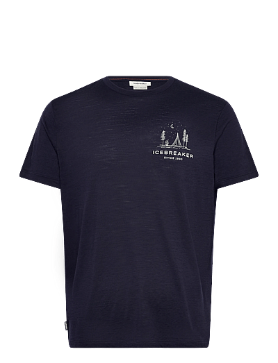Icebreaker M Mer 150 Tech Lite SS Tee Peaceful Pass - Oberteile - MIDNIGHT NAVY / navy