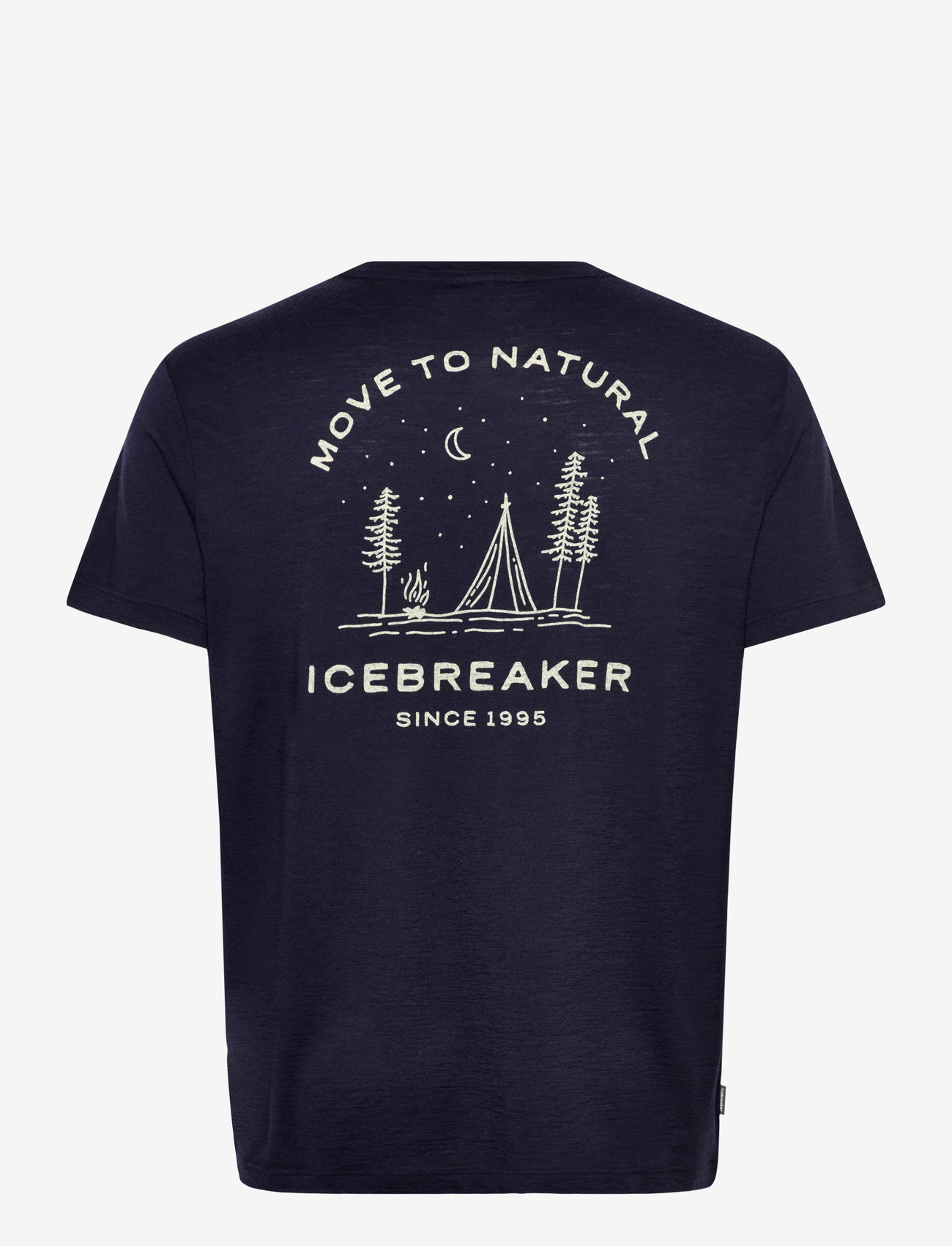 Icebreaker - M Mer 150 Tech Lite SS Tee Peaceful Pass - t-shirts - midnight navy - 1