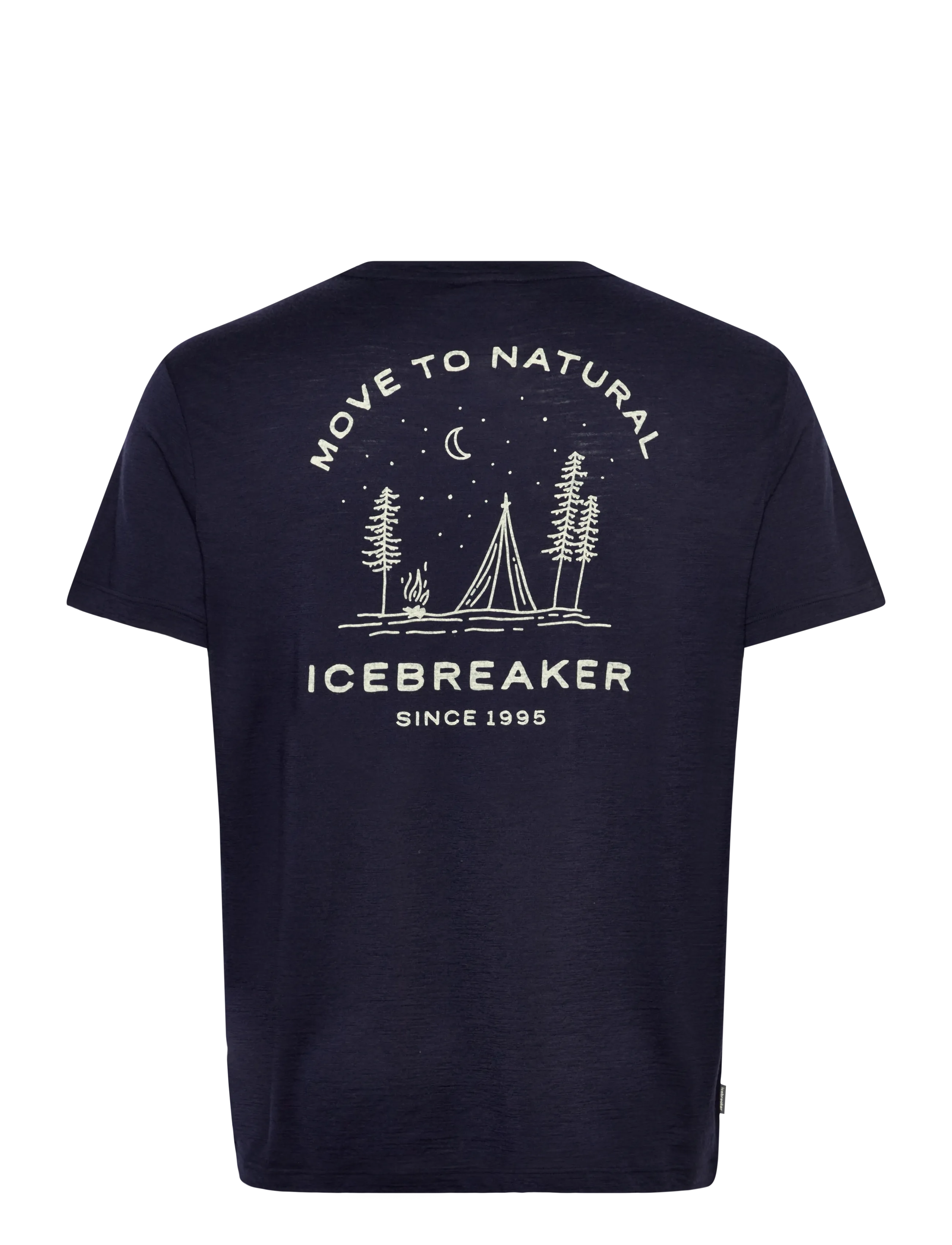 Icebreaker - M Mer 150 Tech Lite SS Tee Peaceful Pass - alussärgid ja t-särgid - midnight navy - 1