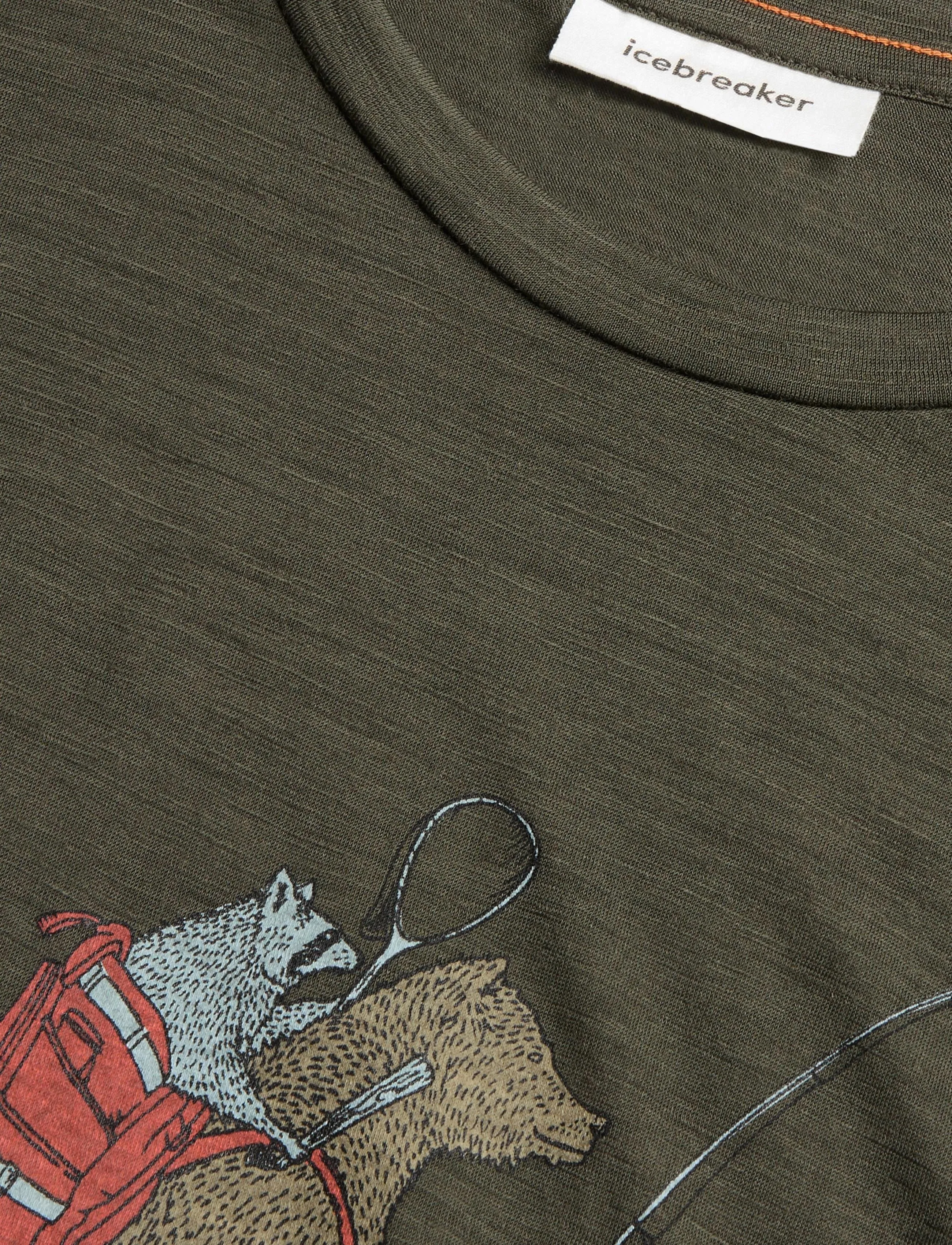 Icebreaker - Men Merino 150 Tech Lite SS Tee Bear Catch - dk loden - 2