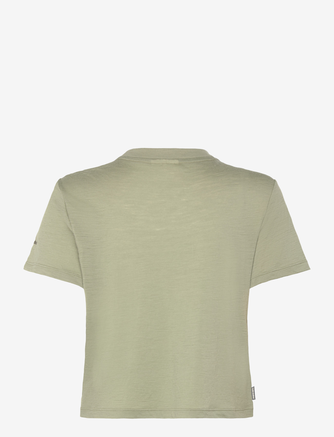 Icebreaker - W Mer 150 Tech Lite SS Crop T Seed Stor - t-shirts - lichen - 1