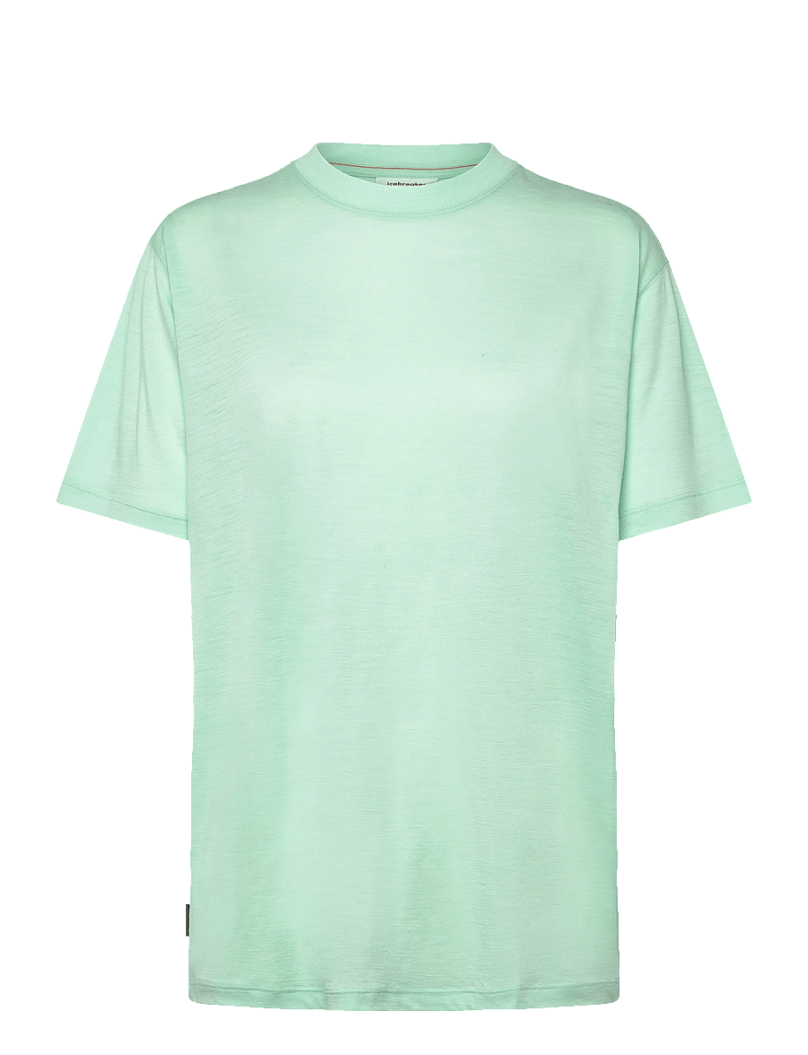 Icebreaker - W Mer 150 Tech Lite SS Relaxed Tee - alussärgid ja t-särgid - mint - 0