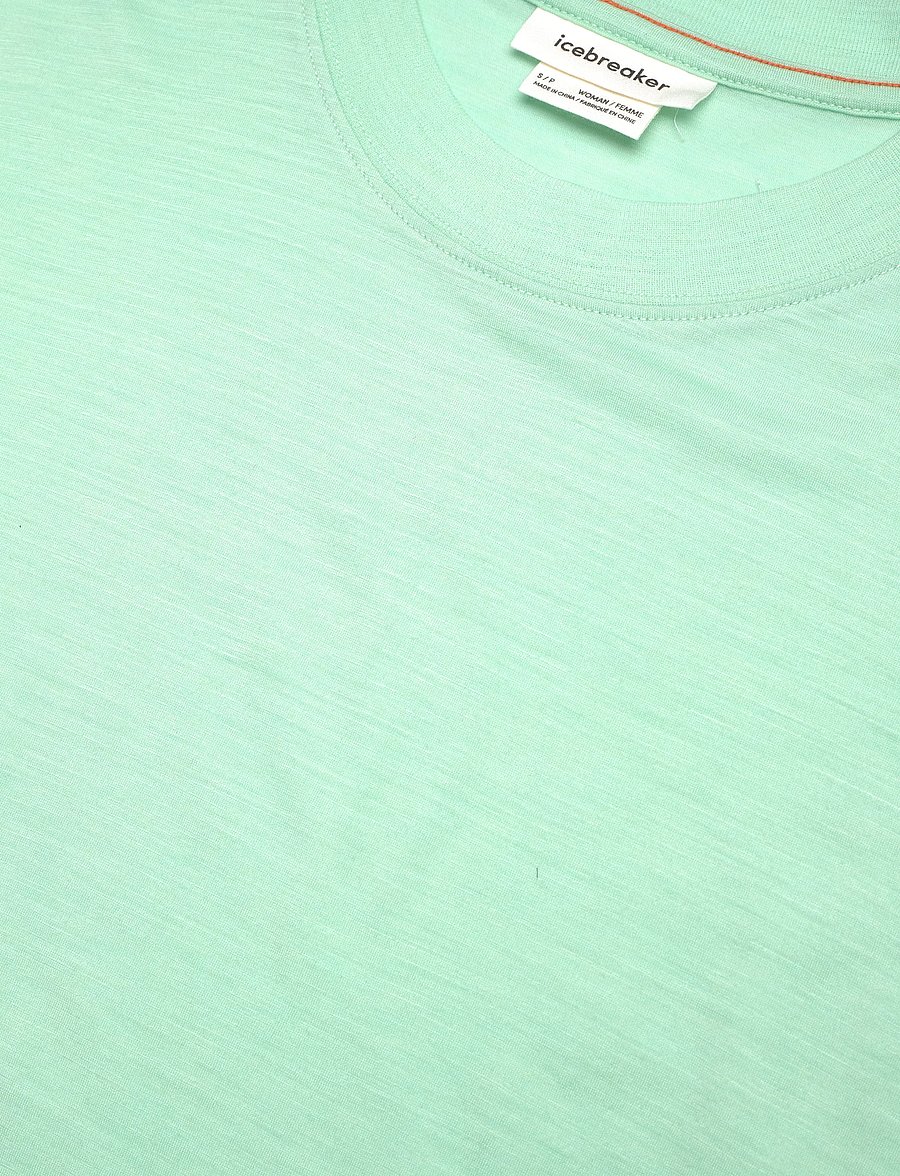 Icebreaker - W Mer 150 Tech Lite SS Relaxed Tee - alussärgid ja t-särgid - mint - 2