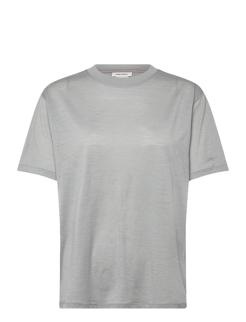 Icebreaker - W Mer 150 Tech Lite SS Relaxed Tee - t-shirts - proto grey - 0