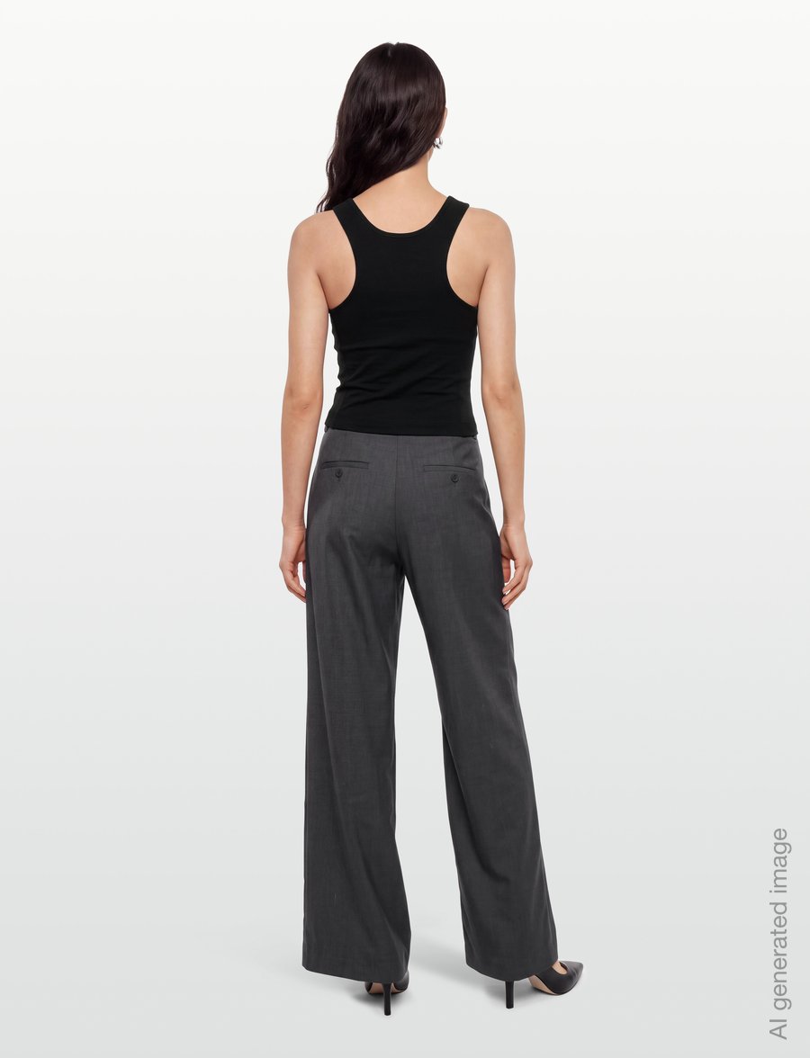 Icebreaker - W Mer 150 Active Cropped Bra-Tank - débardeurs - black - 4