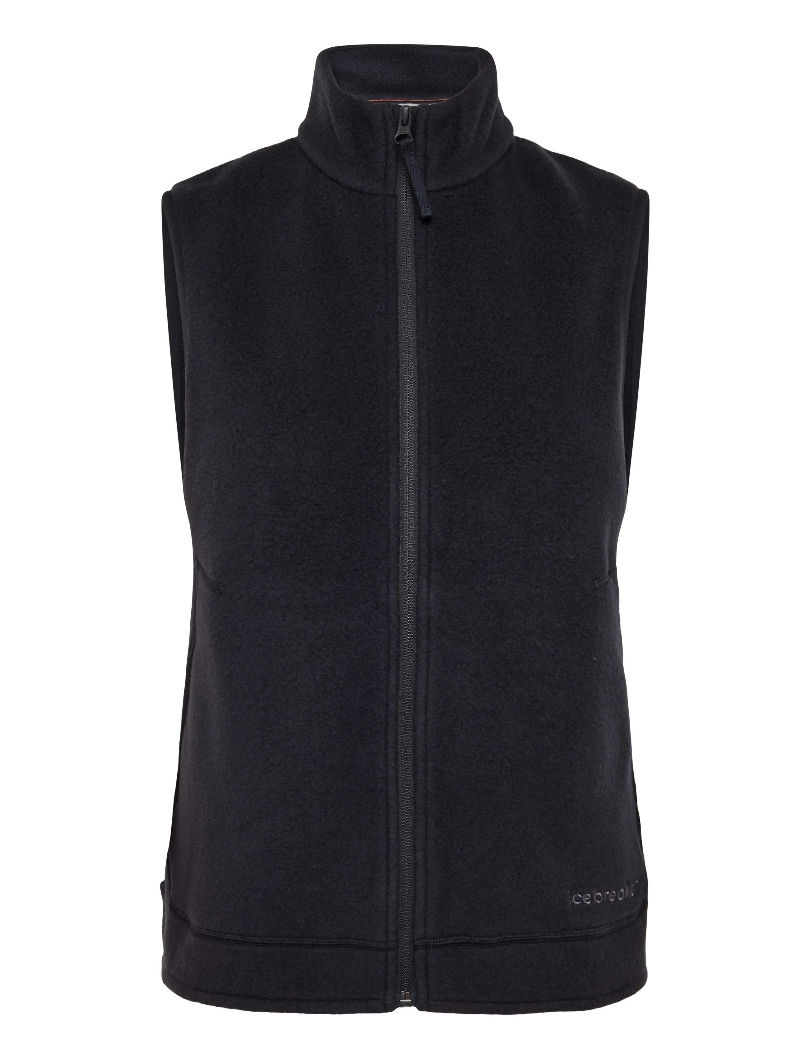 Icebreaker W Mer 800 RealFleece Clas Pile Vest - Riided - BLACK / black