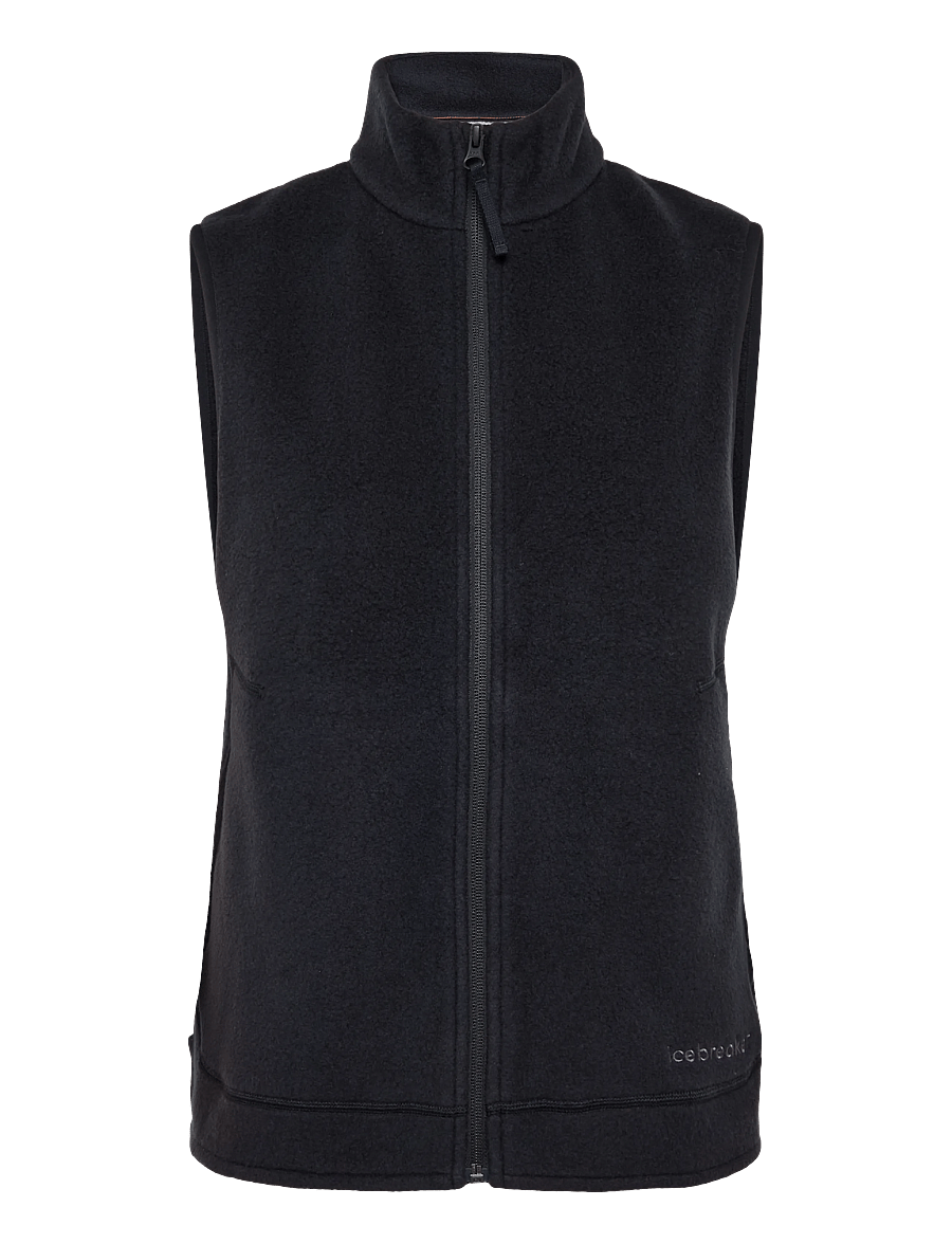 Icebreaker - W Mer 800 RealFleece Clas Pile Vest - Õueriided - black - 0