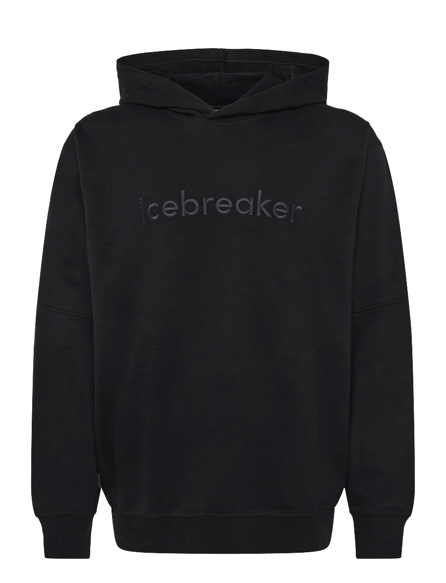 Icebreaker - M Mer 360 RealFleece Elemental LS Hood - kapuutsiga dressipluusid - black - 0