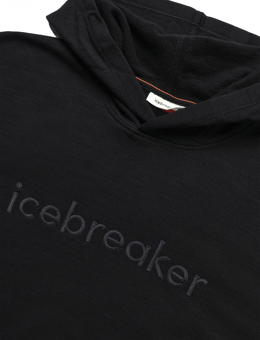 Icebreaker - M Mer 360 RealFleece Elemental LS Hood - kapuutsiga dressipluusid - black - 2