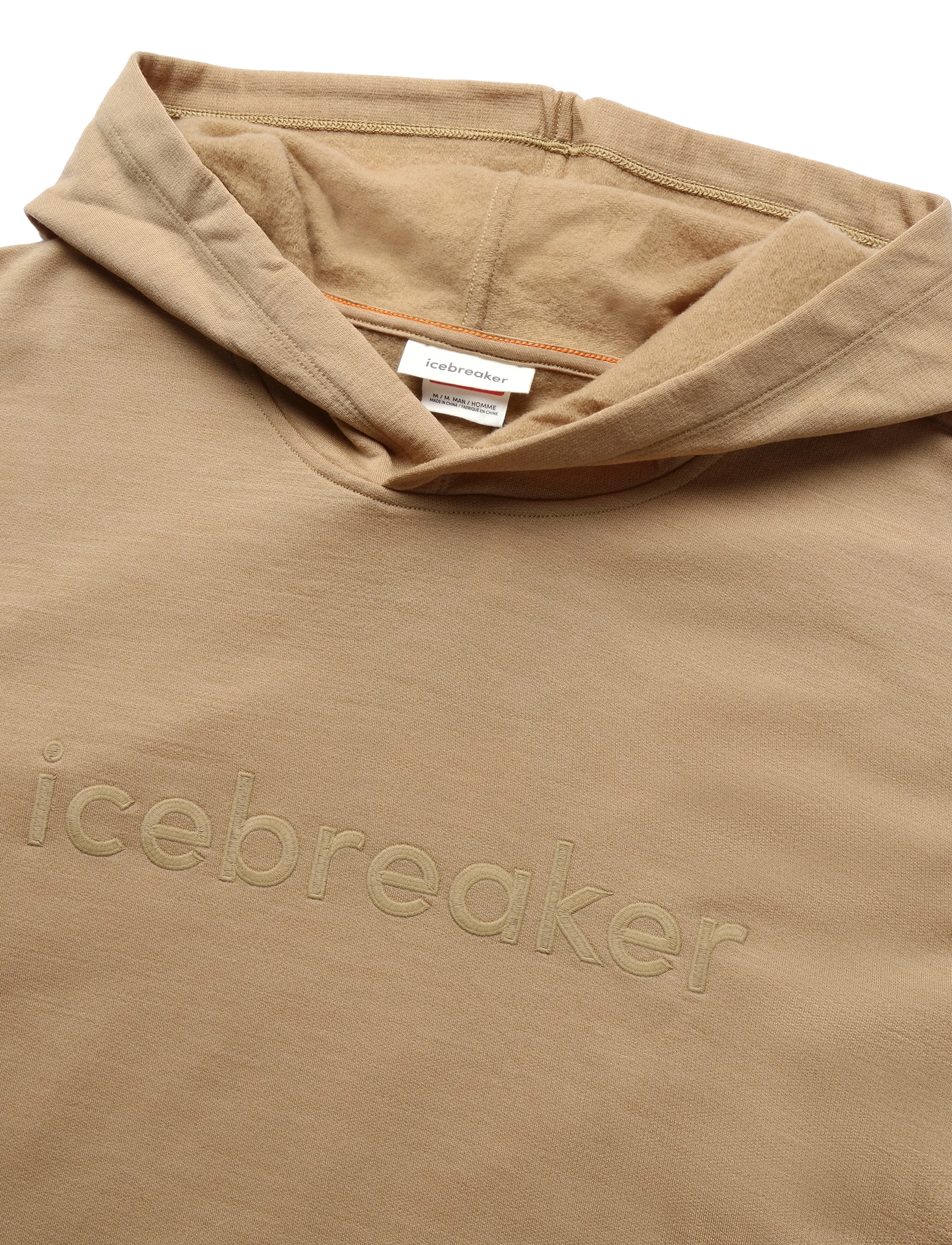 Icebreaker - M Mer 360 RealFleece Elemental LS Hood - kapuutsiga dressipluusid - cumin - 2