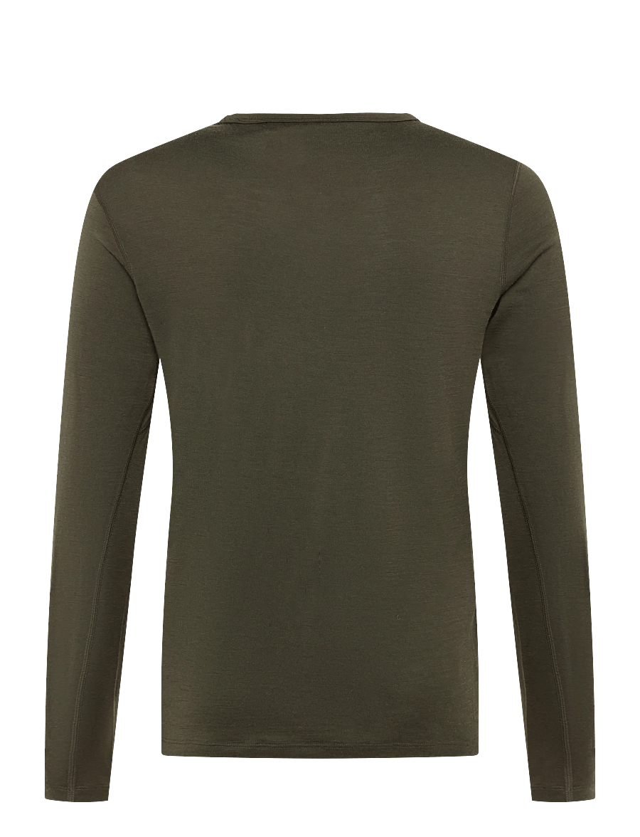 Icebreaker - Men Merino 200 Oasis LS Crewe SkiingYeti - funktionsunterwäsche - oberteile - dk loden - 1