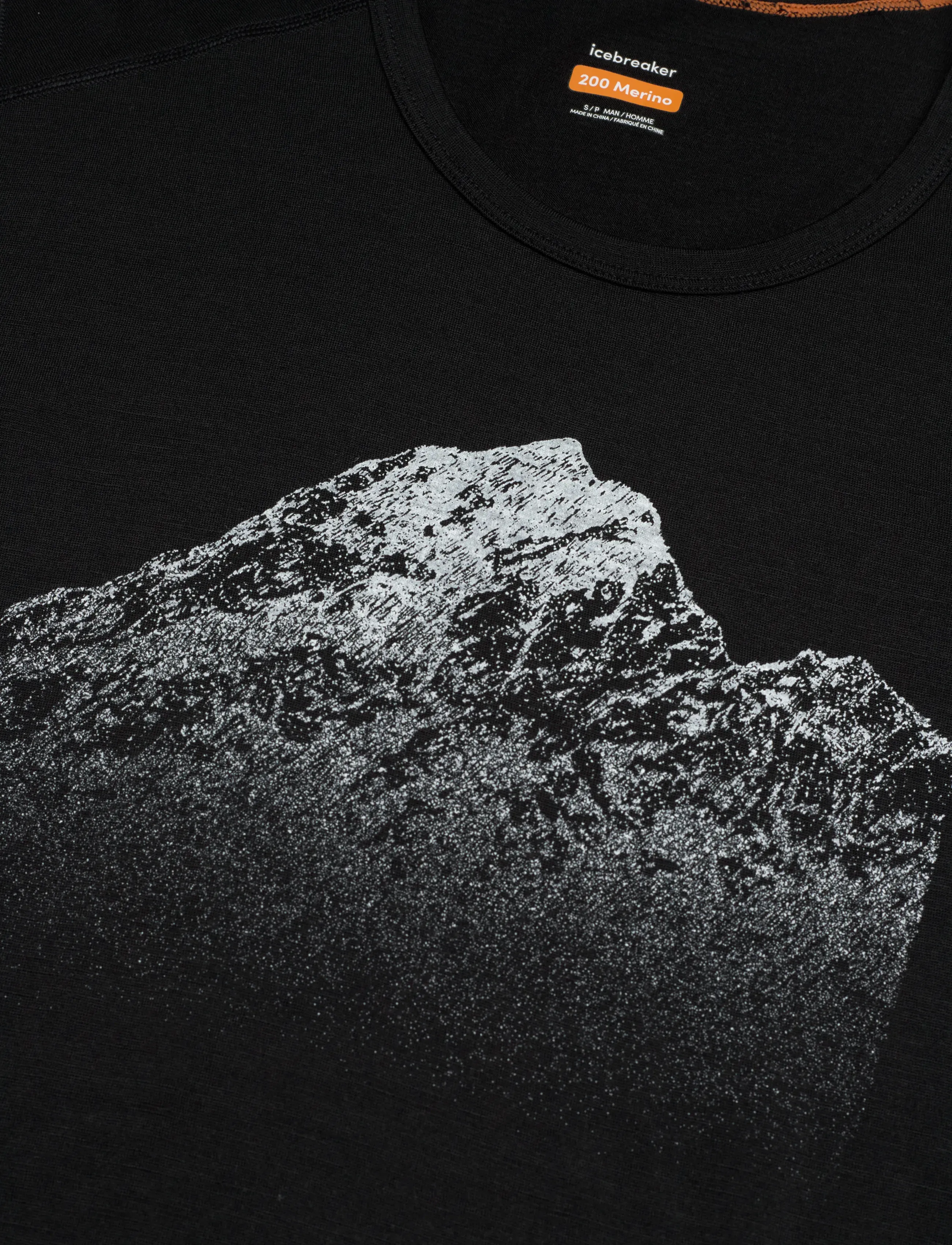 Icebreaker - Men Mer 200 Oasis LS Crewe Rising Light - black - 2