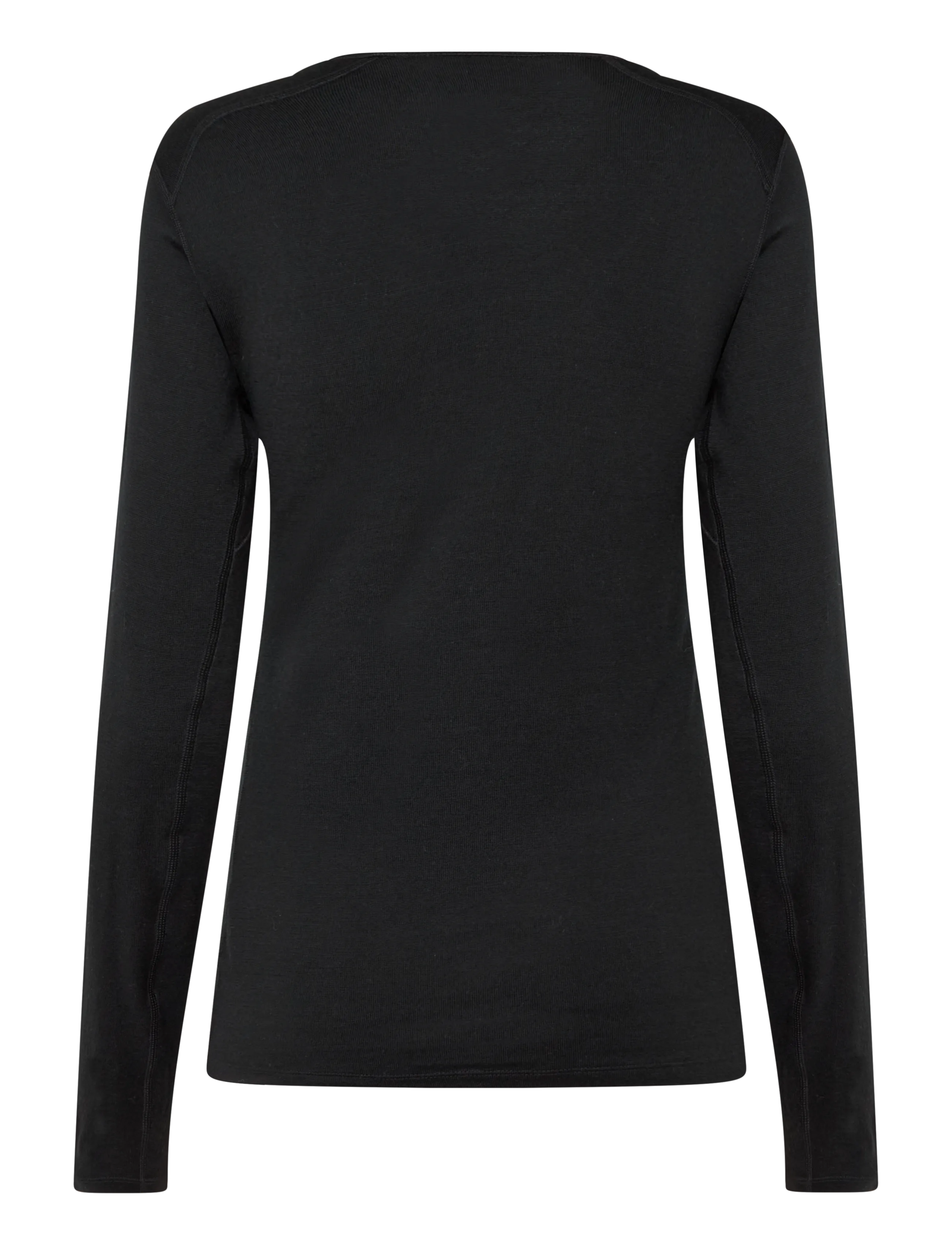 Icebreaker - Women Mer 260 Tech LS V Neck - langærmede t-shirts - black - 1
