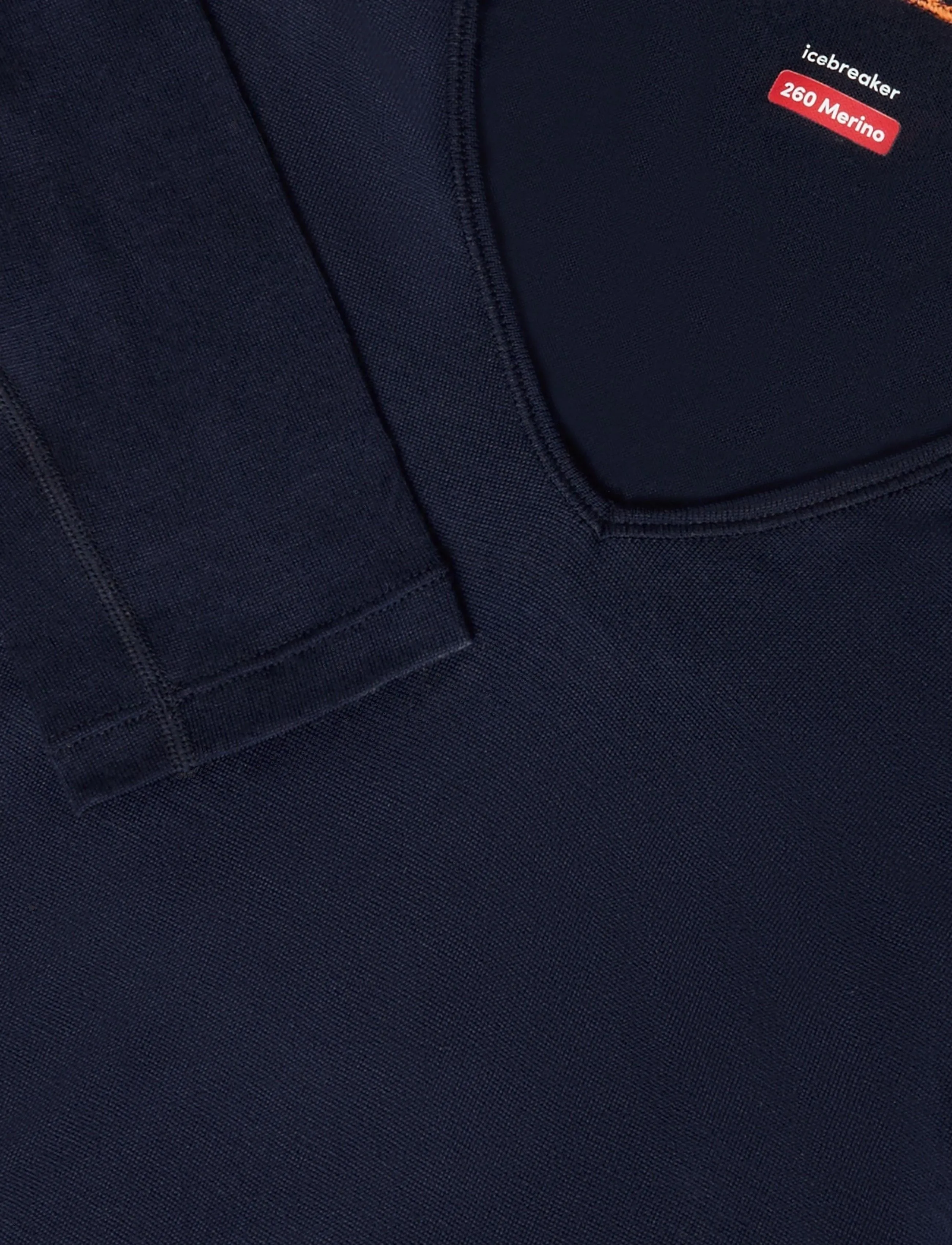 Icebreaker - Women Mer 260 Tech LS V Neck - longsleeved tops - midnight navy - 2