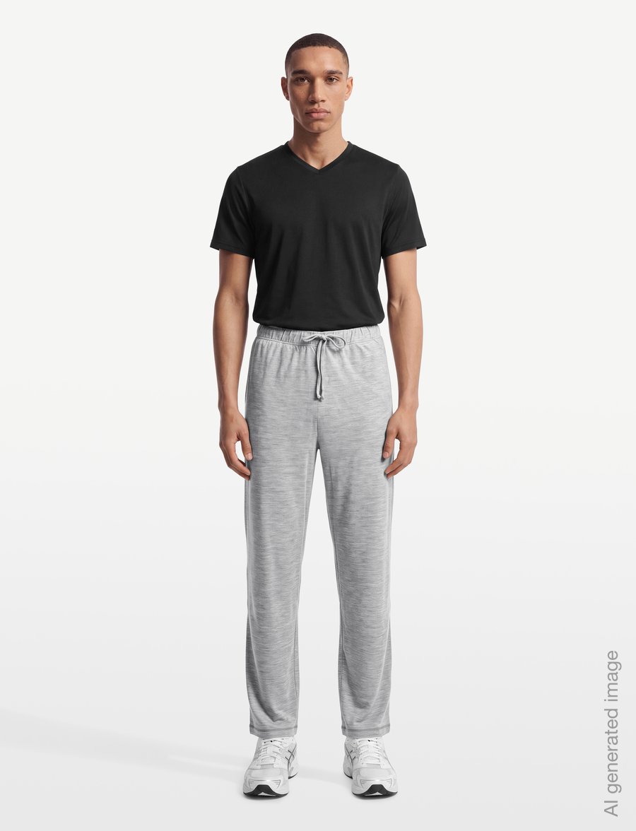 Icebreaker - Men Mer 150 Lodge Pants - sweatpants - metro hthr - 0