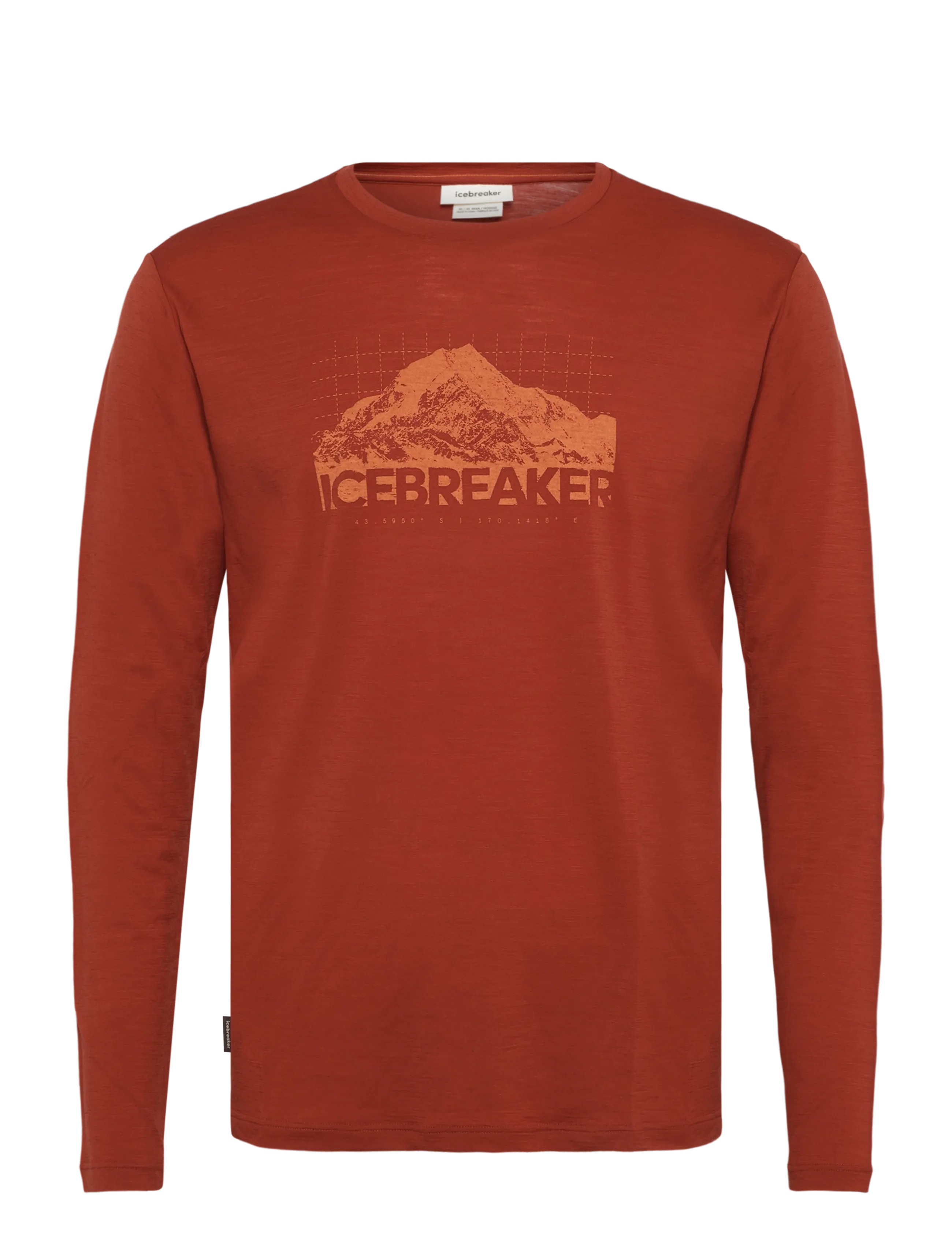 Icebreaker Men M 150 Tech Lite LS Tee AorakiExplor - Outdoor - AGATE / brown