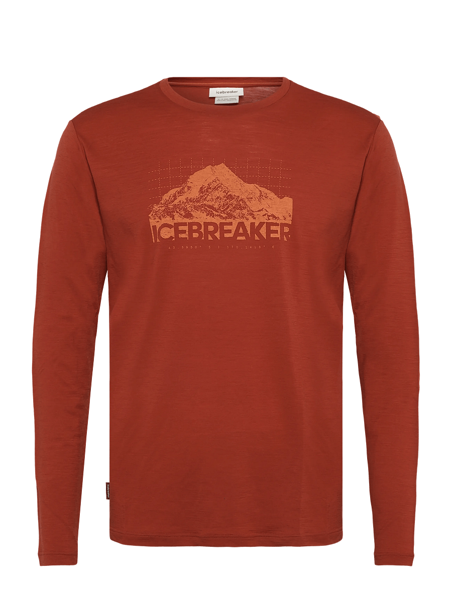Icebreaker - Men M 150 Tech Lite LS Tee AorakiExplor - langarmshirts - agate - 0