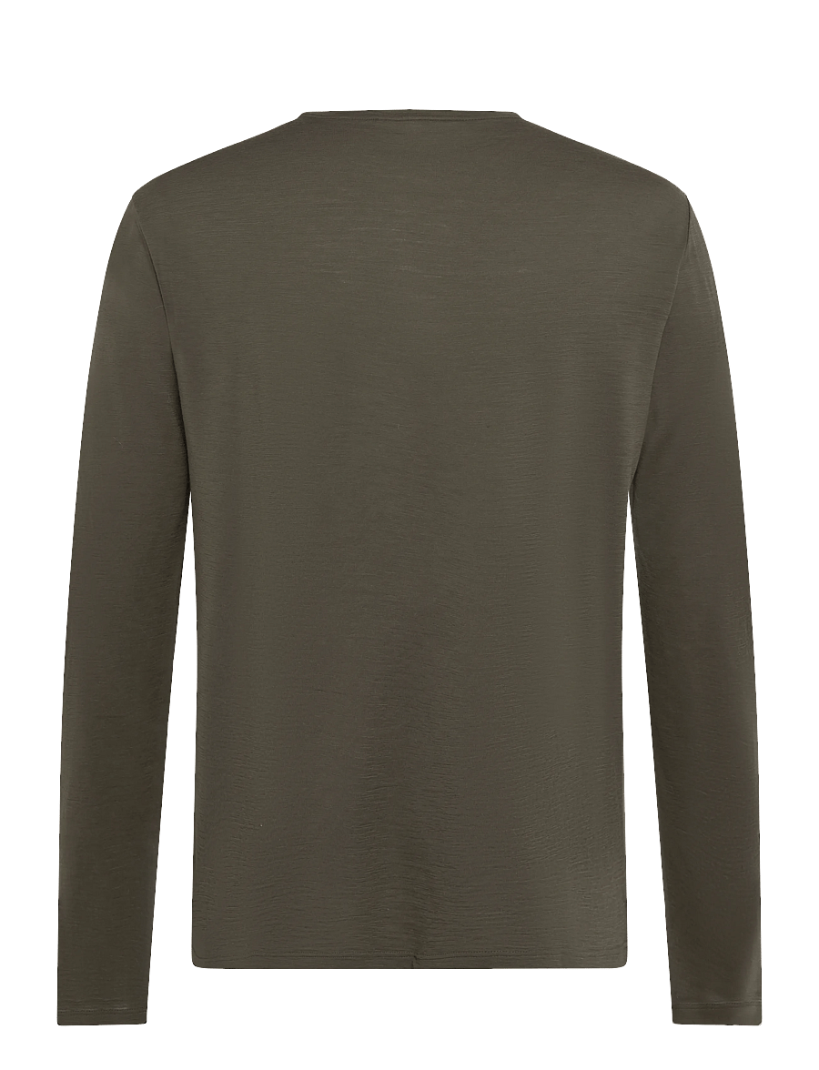 Icebreaker - Men M 150 Tech Lite LS Tee AorakiExplor - longsleeved tops - dk loden - 1