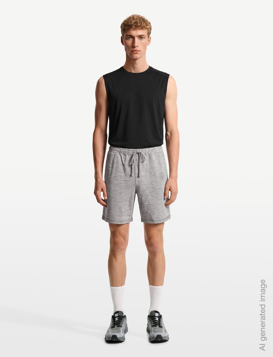 Icebreaker - Men Merino 150 Lodge Shorts - freizeit shorts - metro hthr - 0