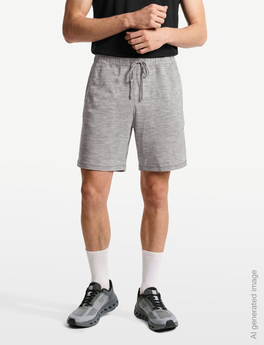 Icebreaker - Men Merino 150 Lodge Shorts - freizeit shorts - metro hthr - 3