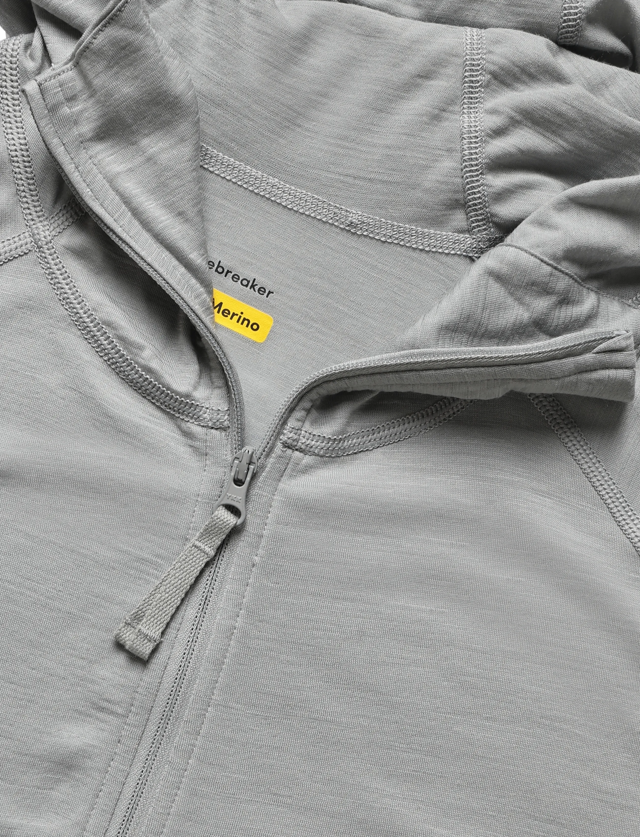 Icebreaker - M 150 MerinoFine Ace LS Zip Hoodie - sweatshirts - proto grey - 2