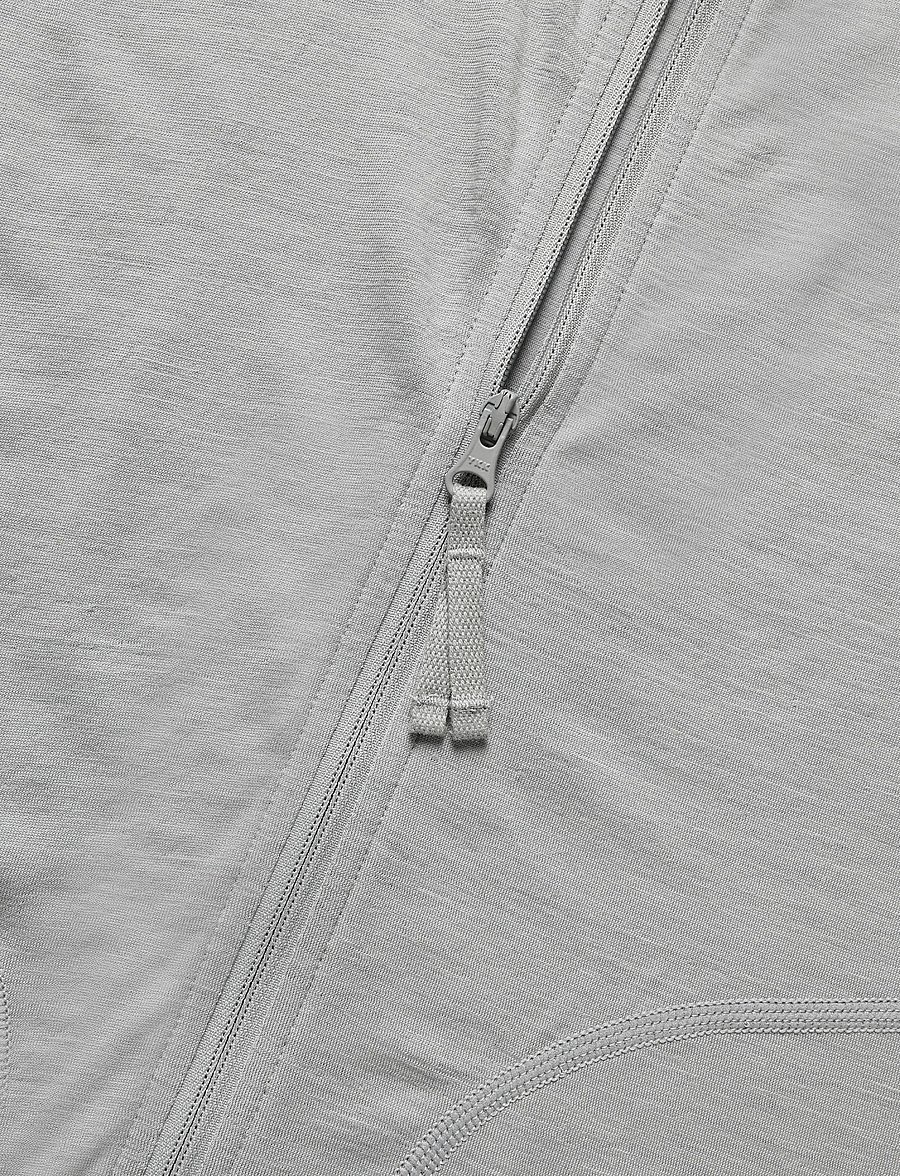 Icebreaker - M 150 MerinoFine Ace LS Zip Hoodie - sweatshirts - proto grey - 3
