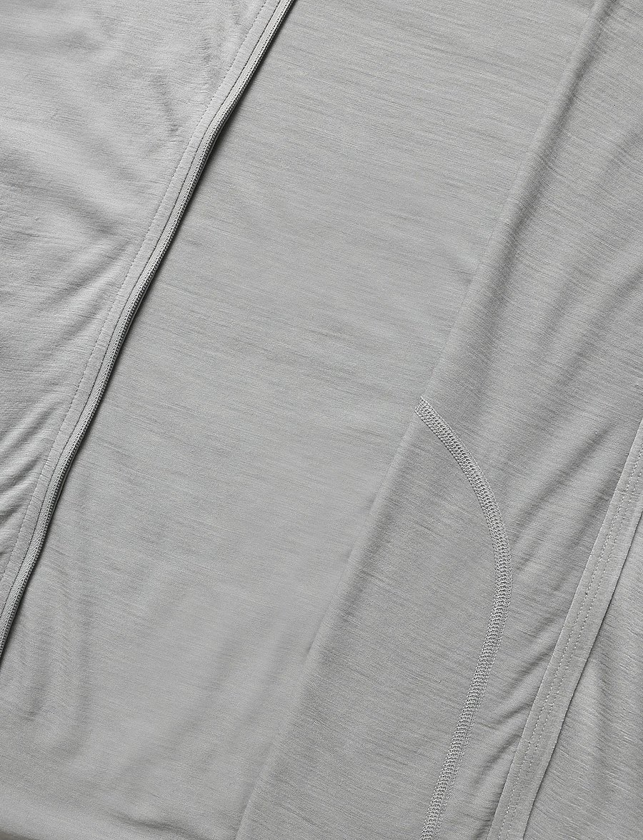 Icebreaker - M 150 MerinoFine Ace LS Zip Hoodie - sweatshirts - proto grey - 4